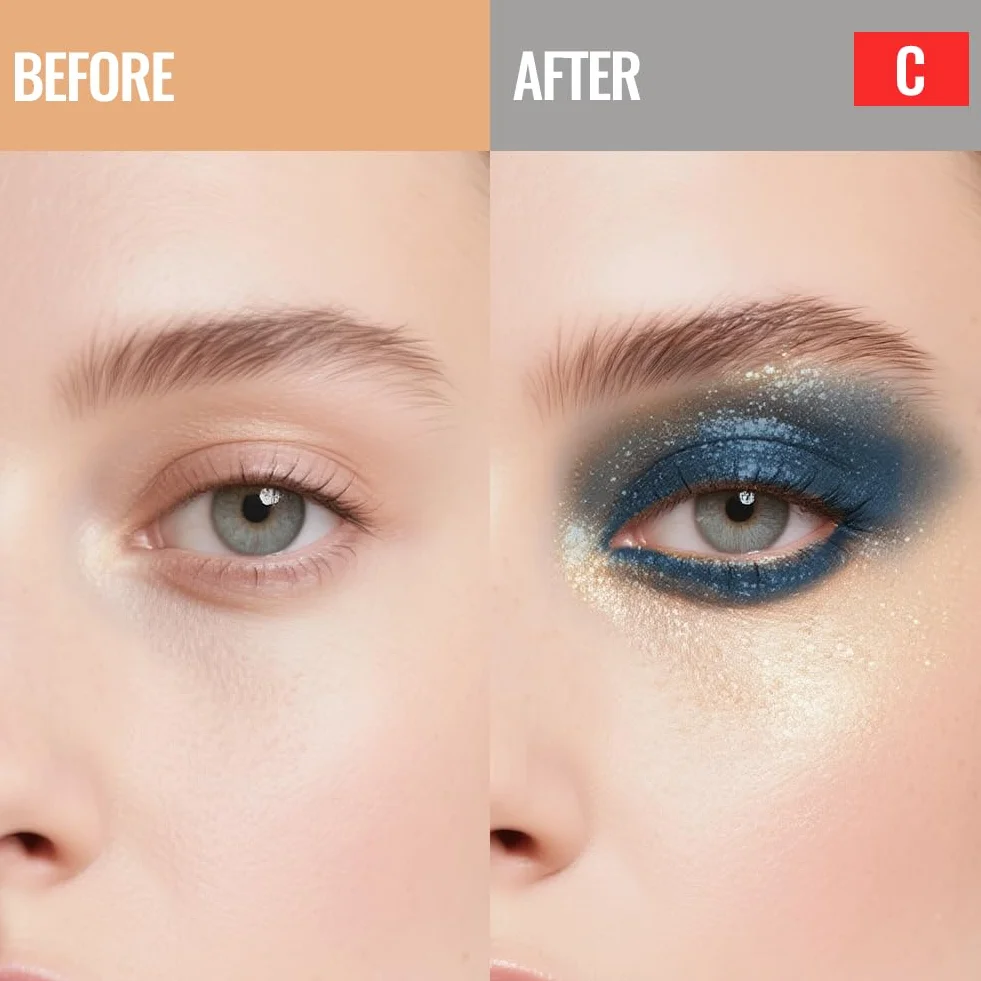 Cienie do powiek w sztyfcie, 8 * 2g Zestaw ołówków do cieni do powiek z brokatem i matowym, Eye Shadow Stick w kremie, łatwy w użyciu, tworzy kredki do oczu i długotrwały makijaż oczu (zestaw C)