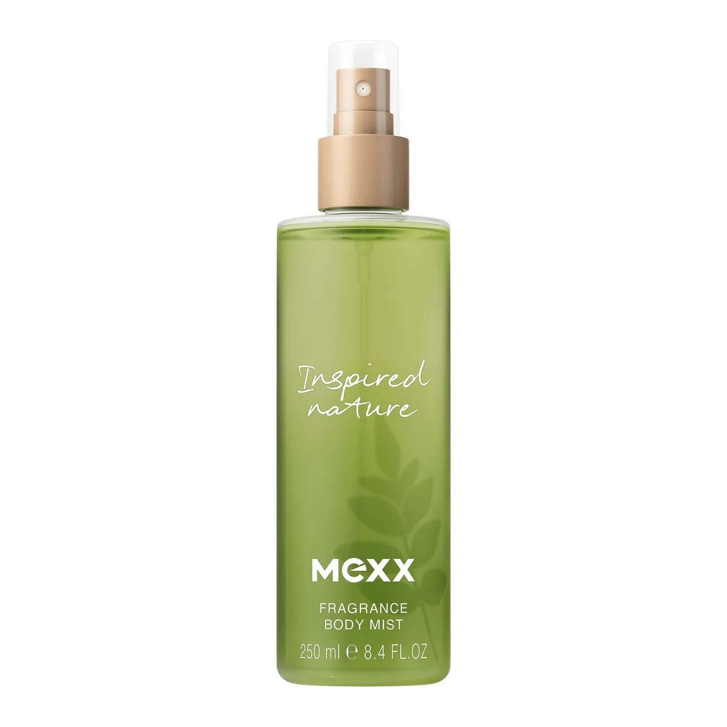 Mexx Inspired Nature Mgiełka do Ciała dla Kobiet o Zapachu Begramotki i Zielonej Sosny, 250 ml