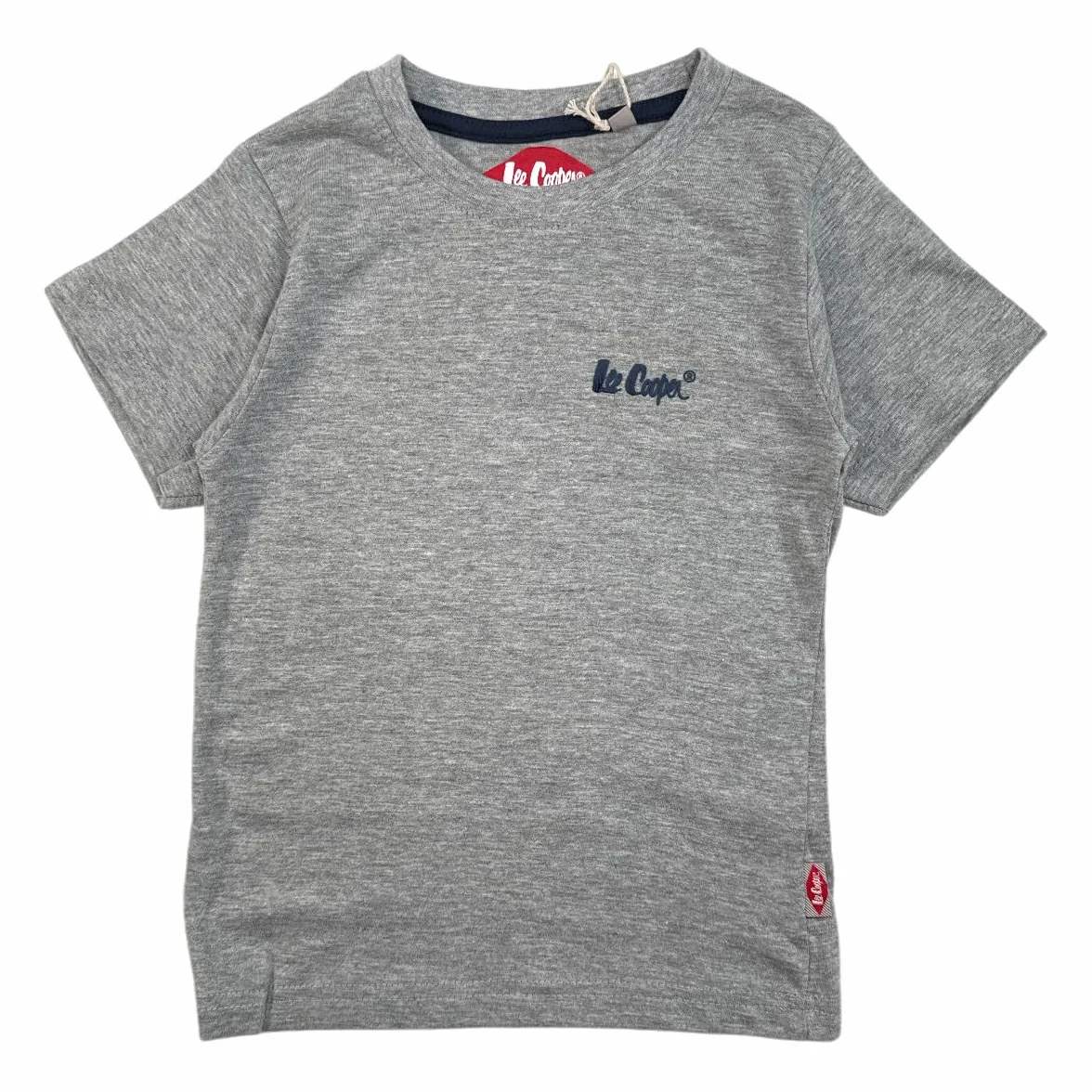 Lee Cooper, Koszulka, chłopiec, dziewczynka, (4-14 lat), koszulka polo, tank, koszula, nadruk, odzież, unisex, dzieci, sport, oddychająca, model GLC121210 TS S6-6A, szary, Szary, 6 lat