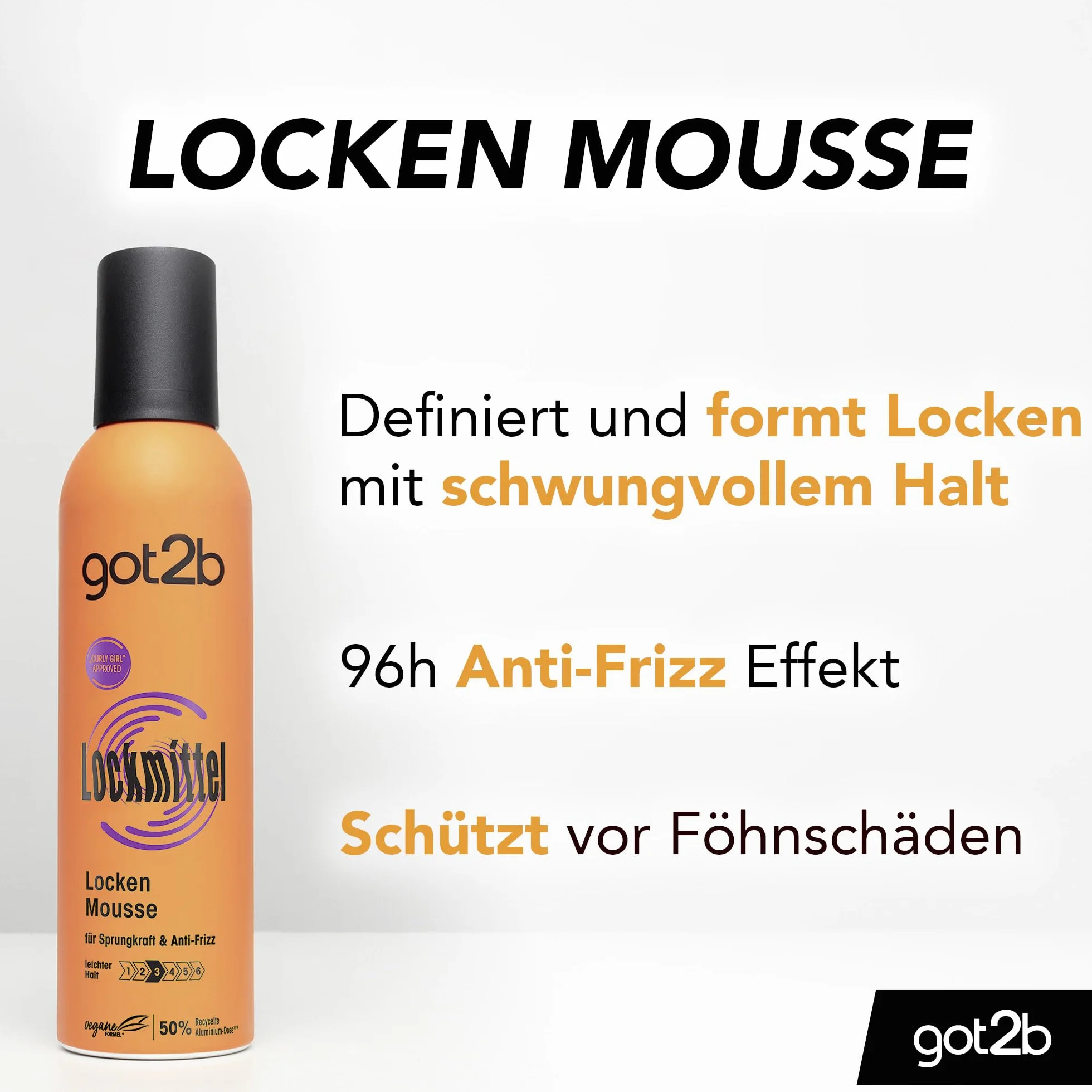 Got2B Lockmittel Pianka do Włosów 250 ml