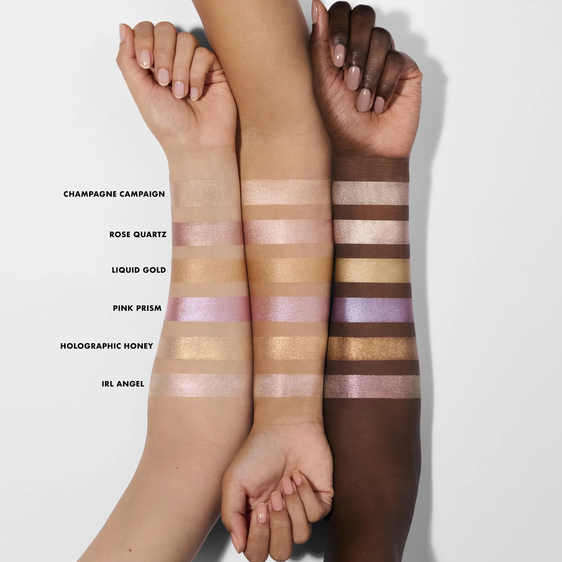 e.l.f. Halo Glow Highlight Beauty Wall, płynny rozświetlacz ścienny do błyszczącej, promiennej skóry, formuła, wegański i nietestowany na zwierzętach, szampański, 10 ml