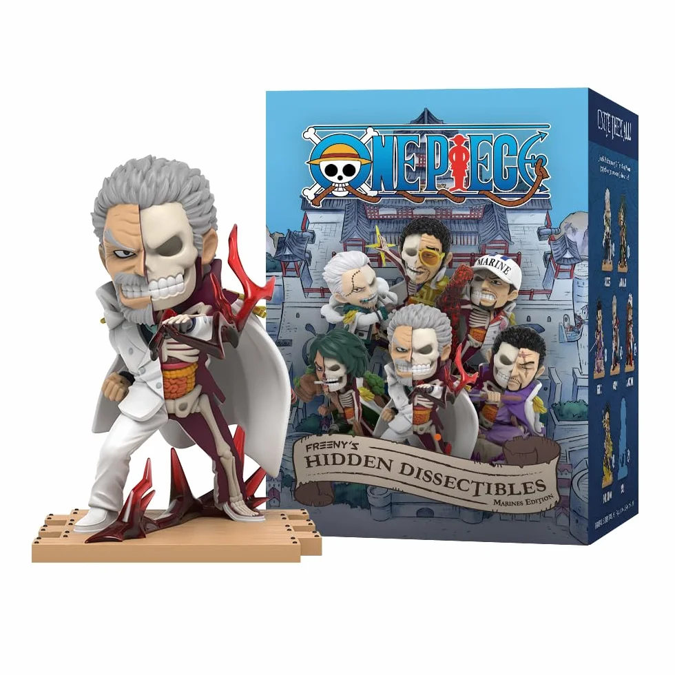 Mighty Jaxx Freeny's Hidden Dissectibles One Piece Series 8 (Marines Edition) | Figurki kolekcjonerskie Blind Box, każde opakowanie zawiera losową figurkę