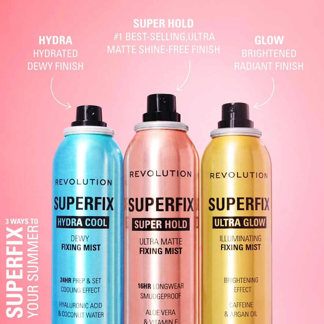 Makeup Revolution Super Fix Misting Spray Fixujący Spray 150ml