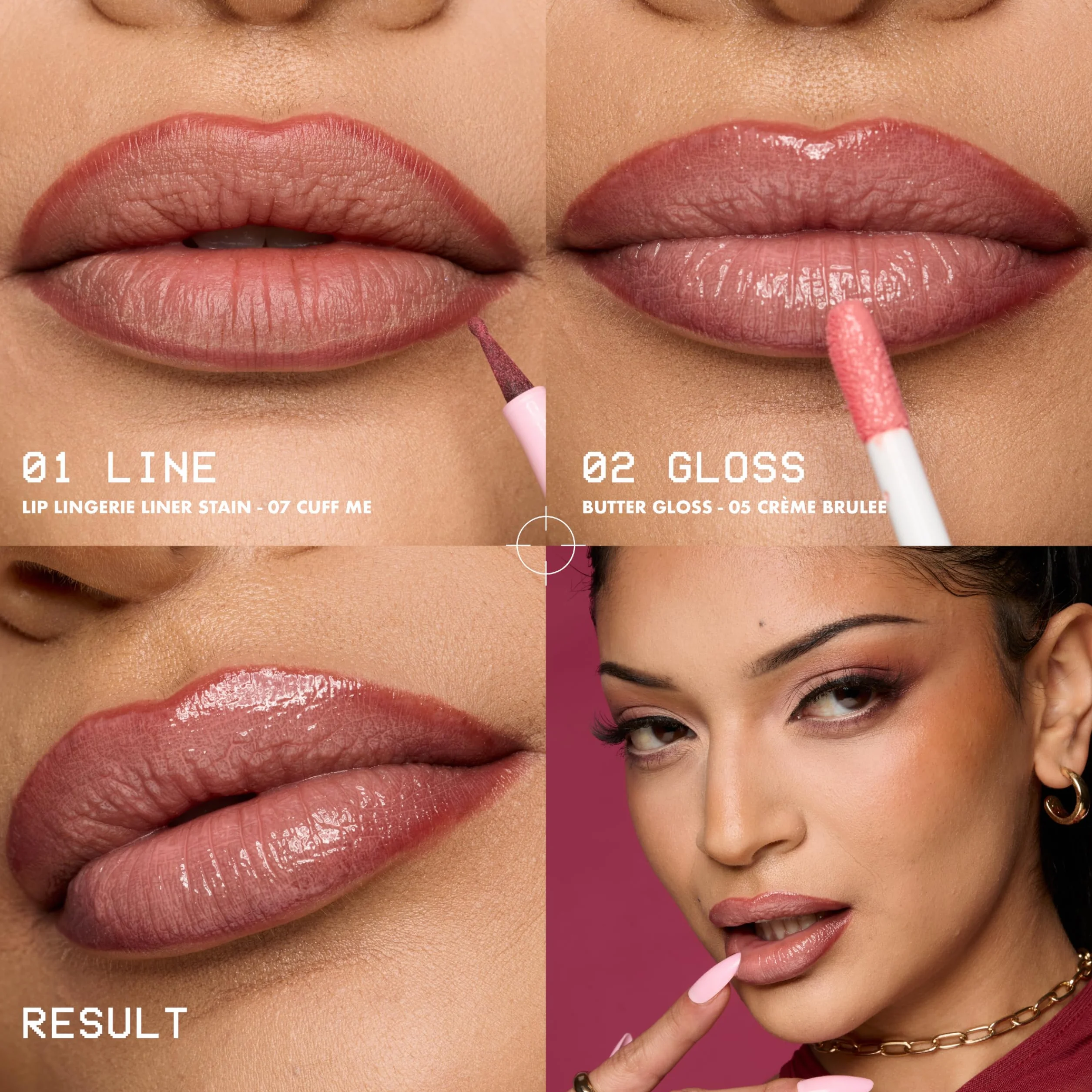NYX Professional Makeup Lip Lingerie Lip Liner Stain Seamless All Day Stain Waterproof Up to no good