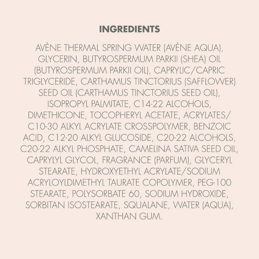 Avène Body feuchtigkeitsspendender Balsam, 250 ml Kremowa