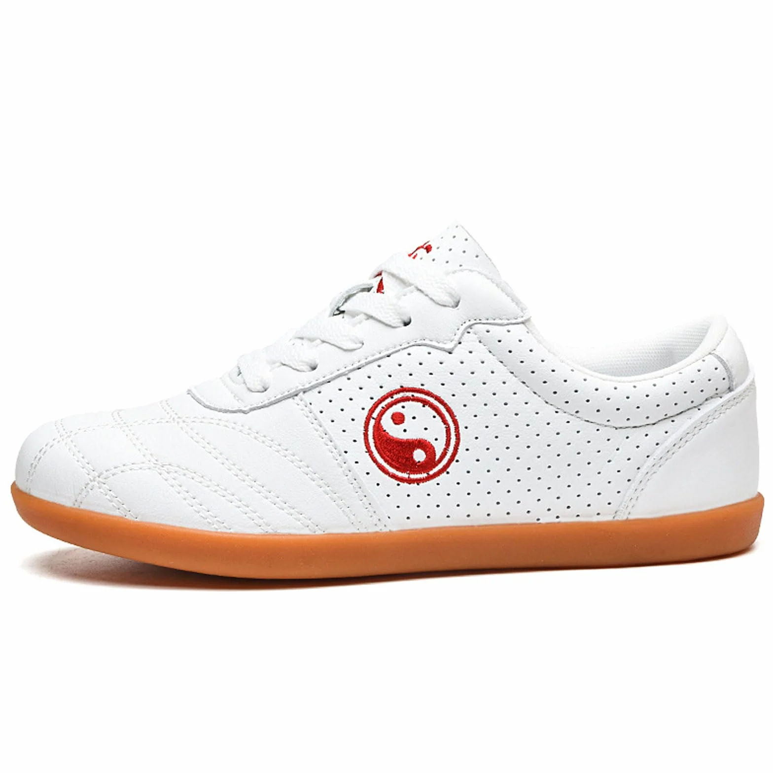 Buty Taichi, buty sztuki walki, buty taekwondo, sztuki walki Kung Fu skórzane trampki, dla mężczyzn i kobiet, unisex, lekkie, antypoślizgowe, oddychające, do chodzenia fitness