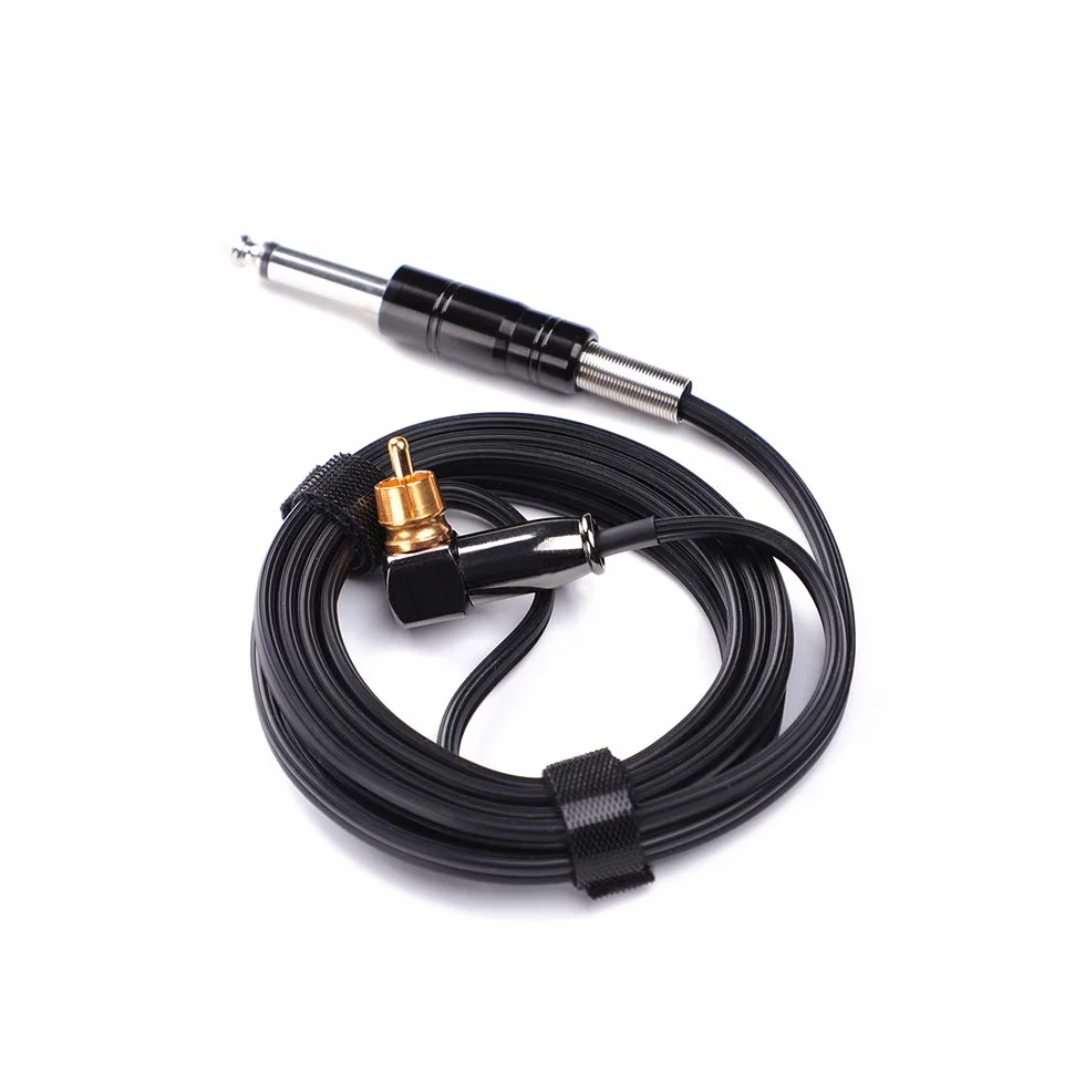 Hawink Rotary Tattoo Machine Pen Spare Power Cord RCA (czarne)