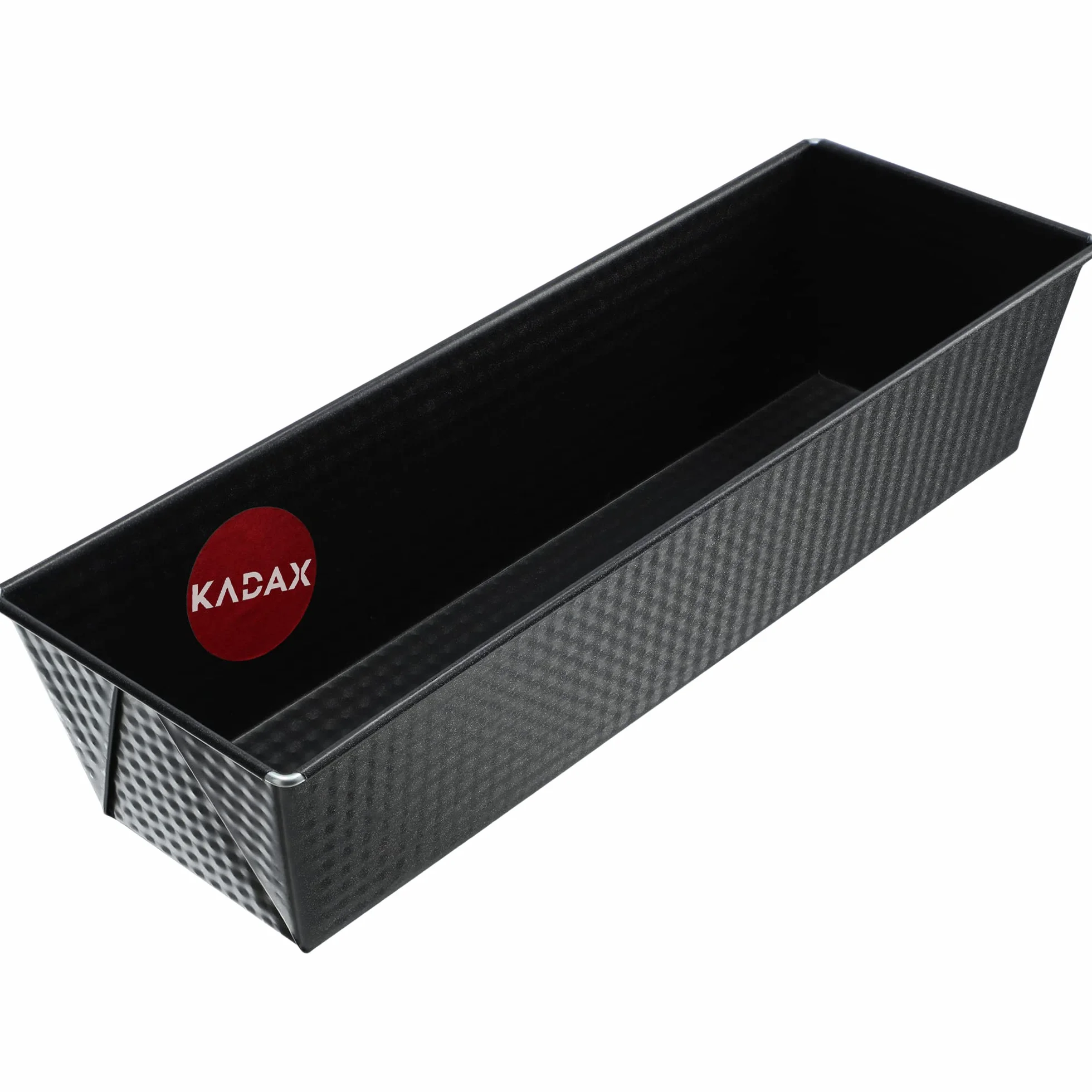 KADAX Keksówka prostokątna 35x12cm czarna, powłoka nieprzywierająca, równomierne nagrzewanie, do pieczenia chleba, keksów i pasztetów
