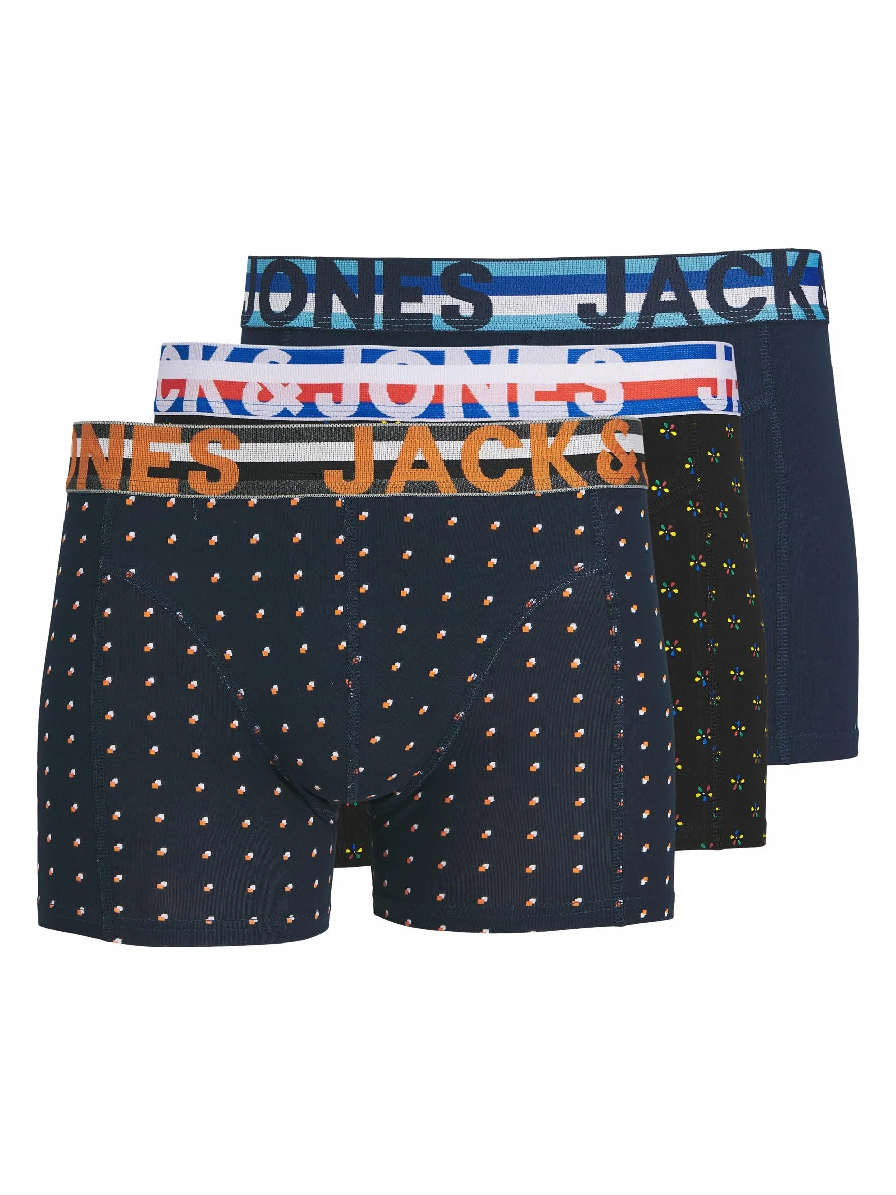 JACK & JONES Bokserki (szorty) Mężczyźni Jachenrik Trunks 3 Pack Noos