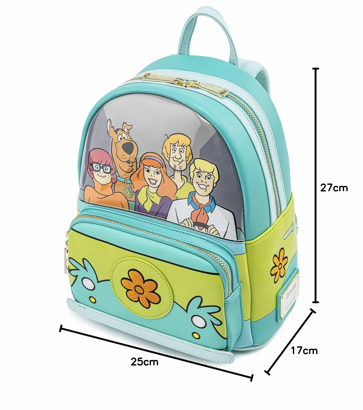 Loungefly Scooby Doo Mystery Machine Damska torebka na ramię z podwójnym paskiem, multi, Rozmiar uniwersalny