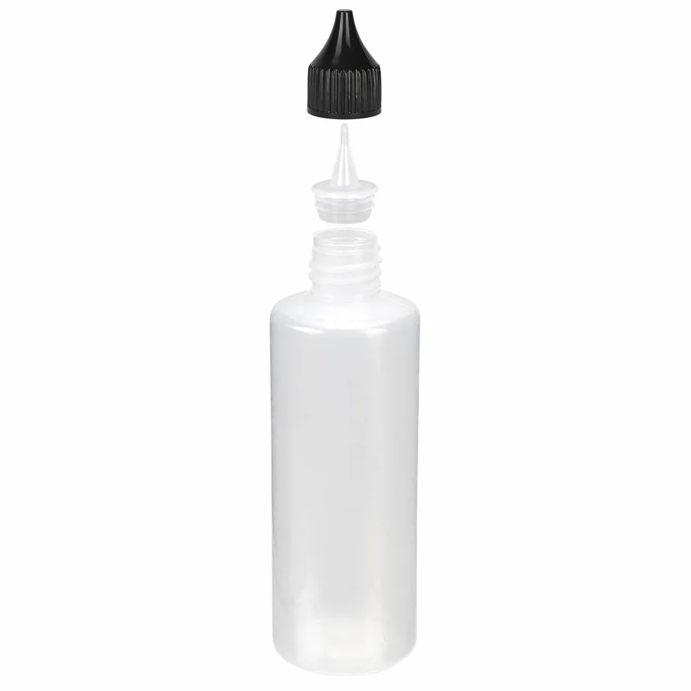 Ideen mit Herz Puste butelki, rozmiar podróżny, po 90 ml każda, średnica 3,7 cm, wysokość 12,5 cm, opakowanie 4 sztuki