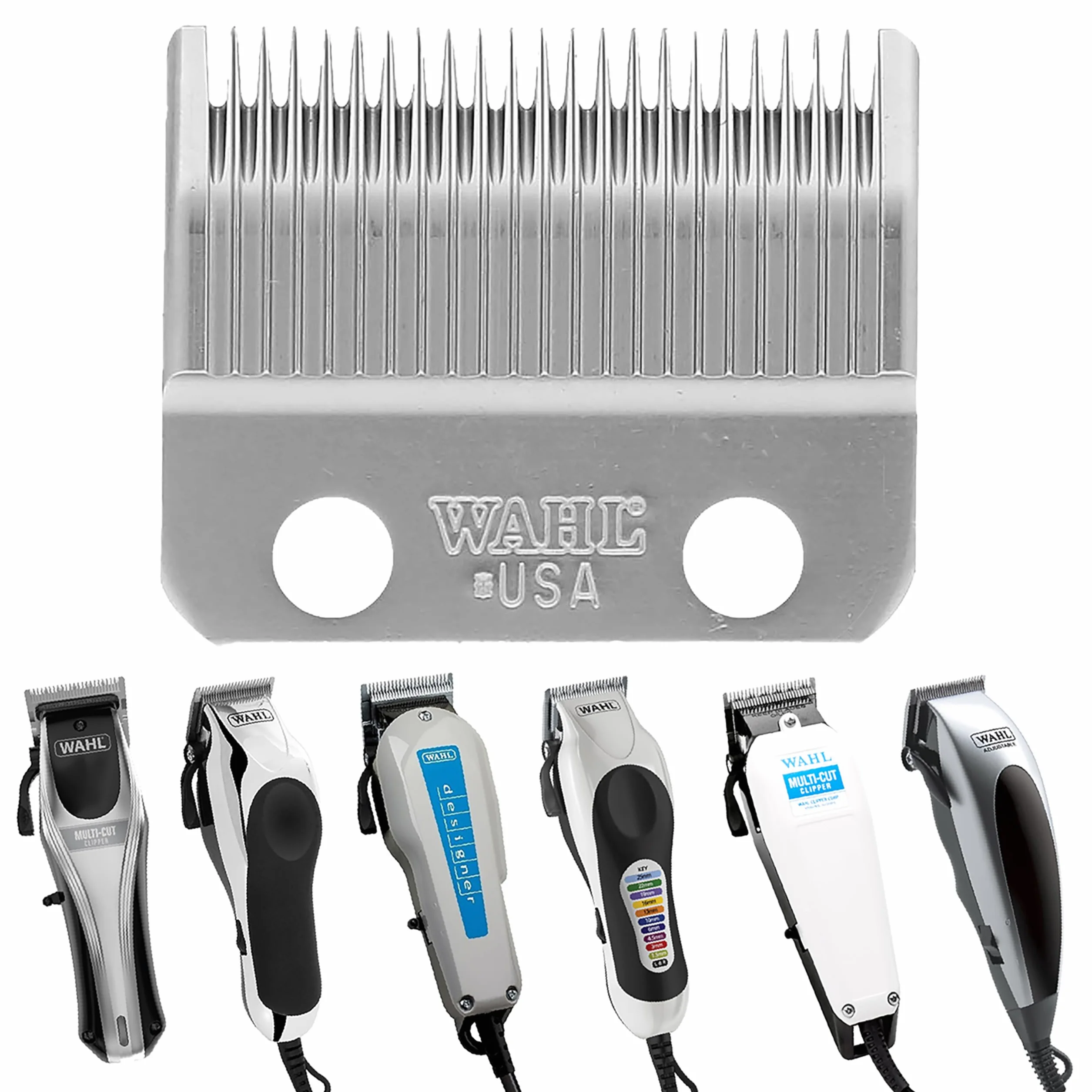 Wahl Standard Blade, 1-2mm, Precyzyjnie Szlifowane, Ostrza Zamienne, Zapasowe Ostrza do Maszynek do Strzyżenia, Usuwanie Masy Włosów, Taper, Taper2000, Cordless Senior, Magic Clip
