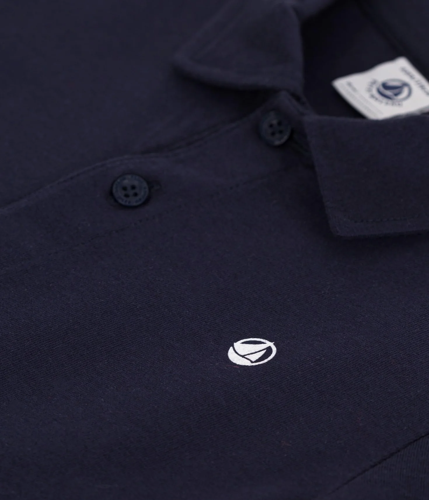 Petit Bateau Koszulka polo z krótkim rękawem dla chłopców, Niebieski, 6 lat