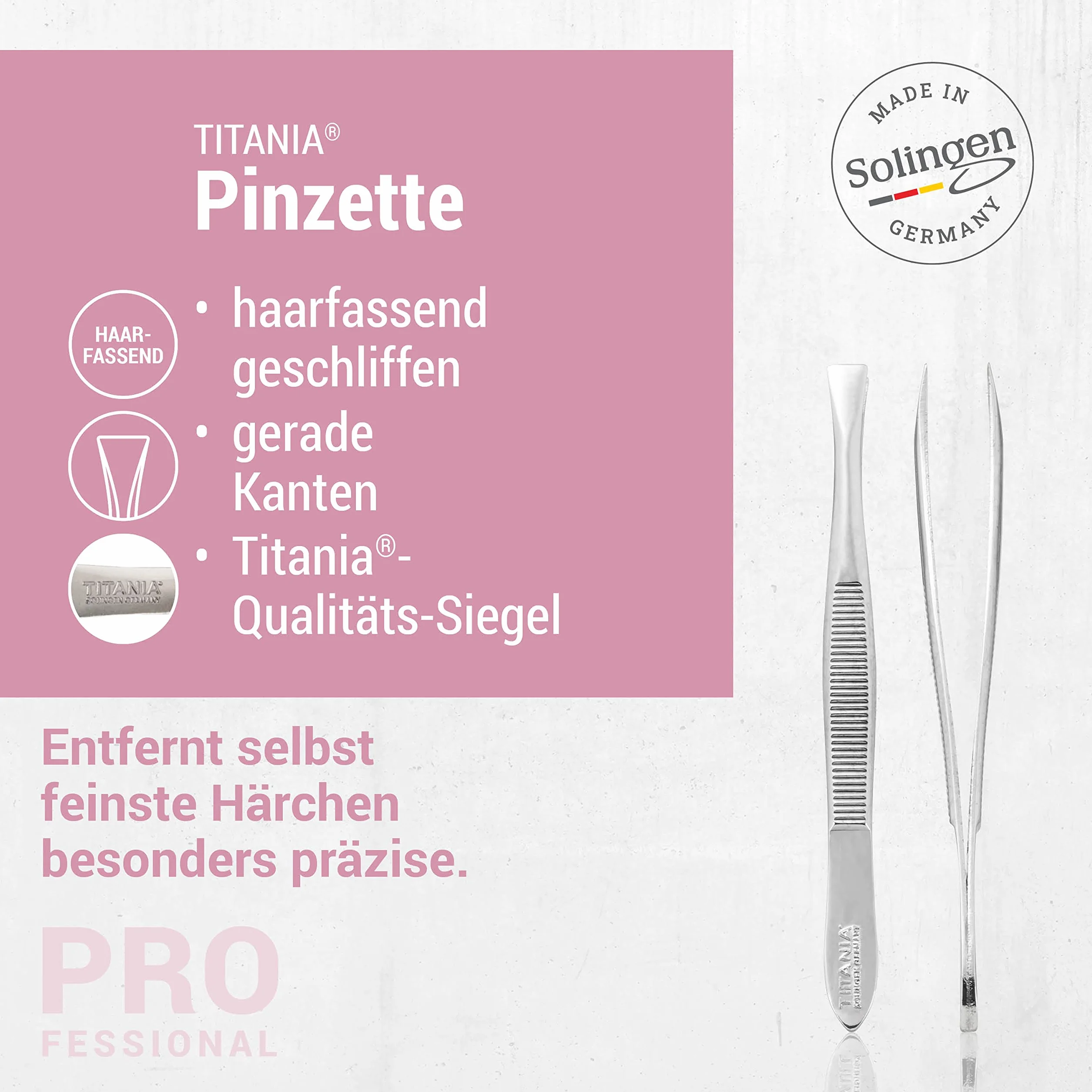 Pęseta Titania – proste opakowanie 1 x 12 g