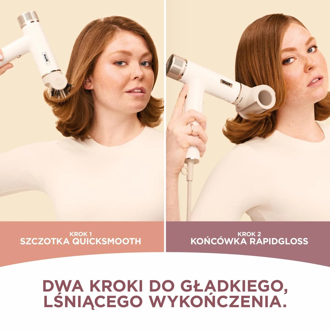 Shark SpeedStyle Suszarka do włosów Finisher RapidGloss jonowa, 3 stylizacje, szybkoschnąca