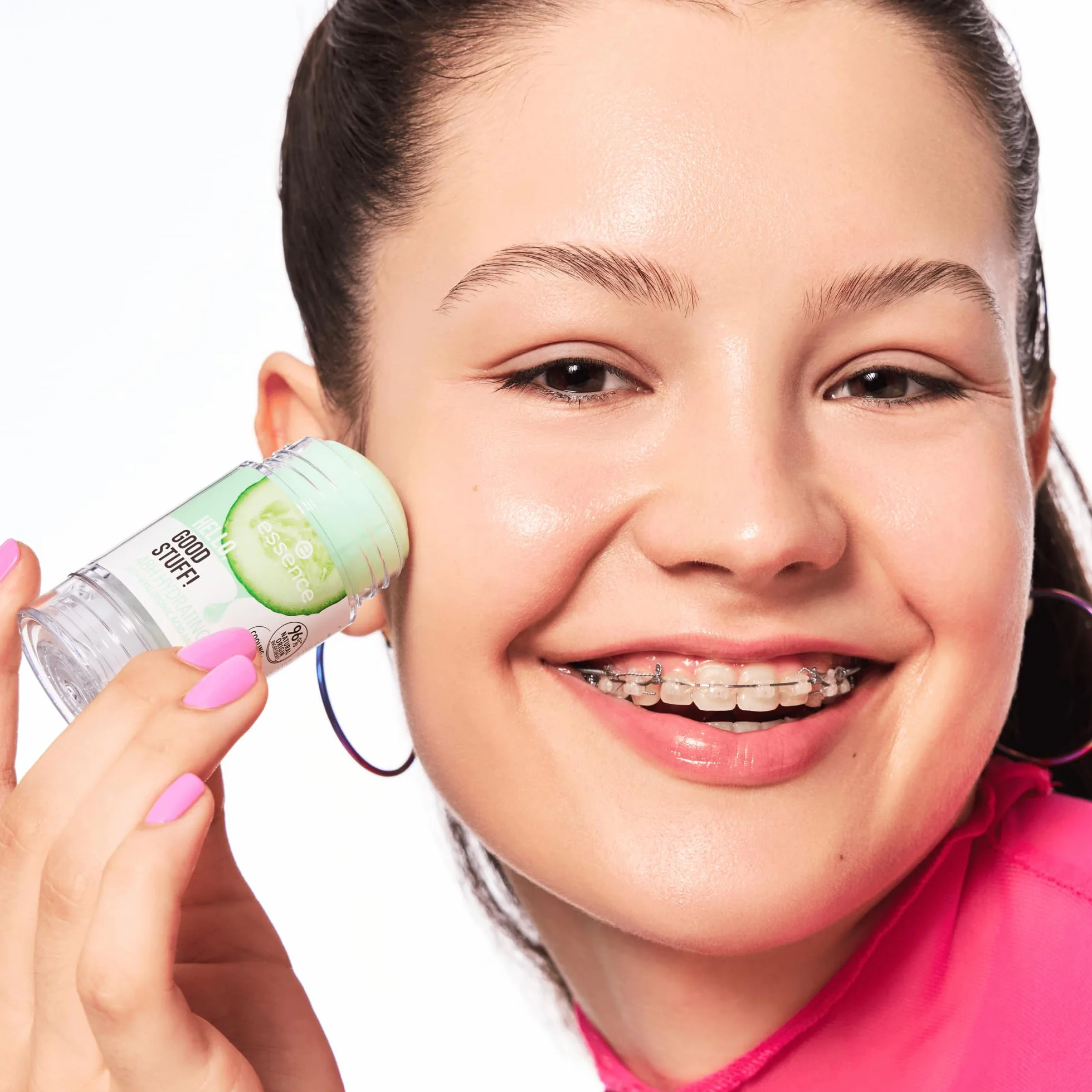 Essence HELLO, GOOD STUFF! 48H serum nawilżające, przezroczyste, nawilżające, chłodzące, orzeźwiające, wegańskie, bez oleju, bez parabenów, bez cząstek mikroplastiku, 3 sztuki w opakowaniu (3 x 30 g)