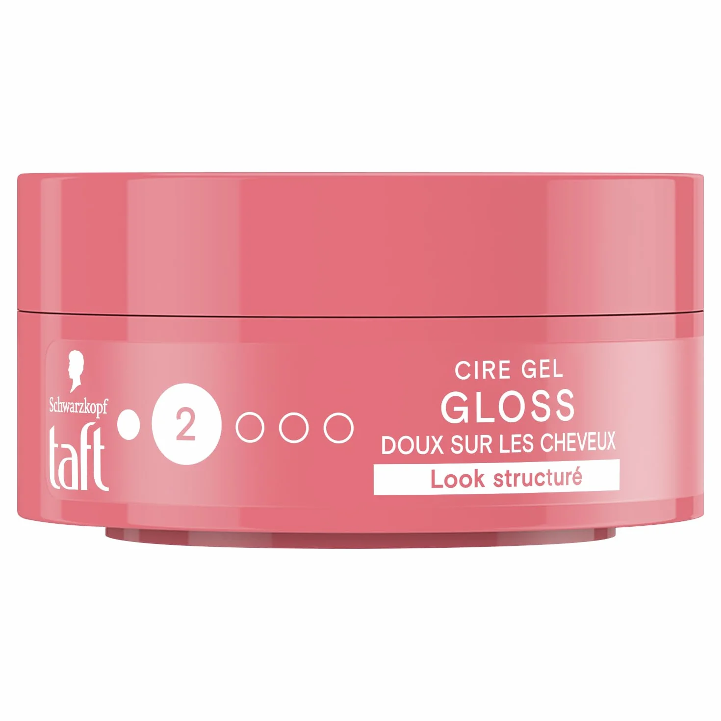 Schwarzkopf - Taft - Wax Gloss - Wosk do włosów męskich - połysk - utrwalanie 2 - utrzymywanie się do 24 godzin - Stylizacja włosów - słoik 75 ml