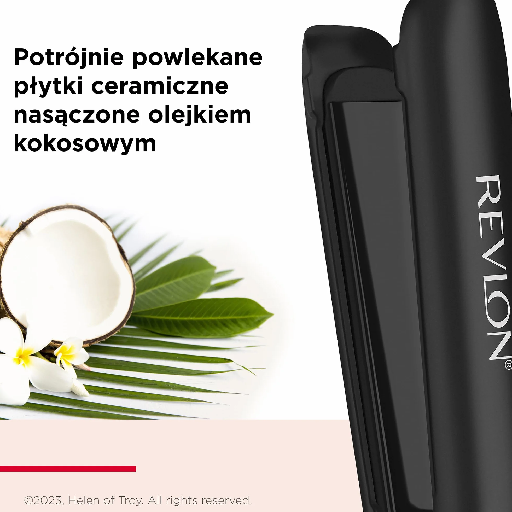 Revlon Smoothstay Hair Straightener 25mm Triple-Coated Ceramic Plates Floating Plates Customizable Temperature 235°C Travel Pouch