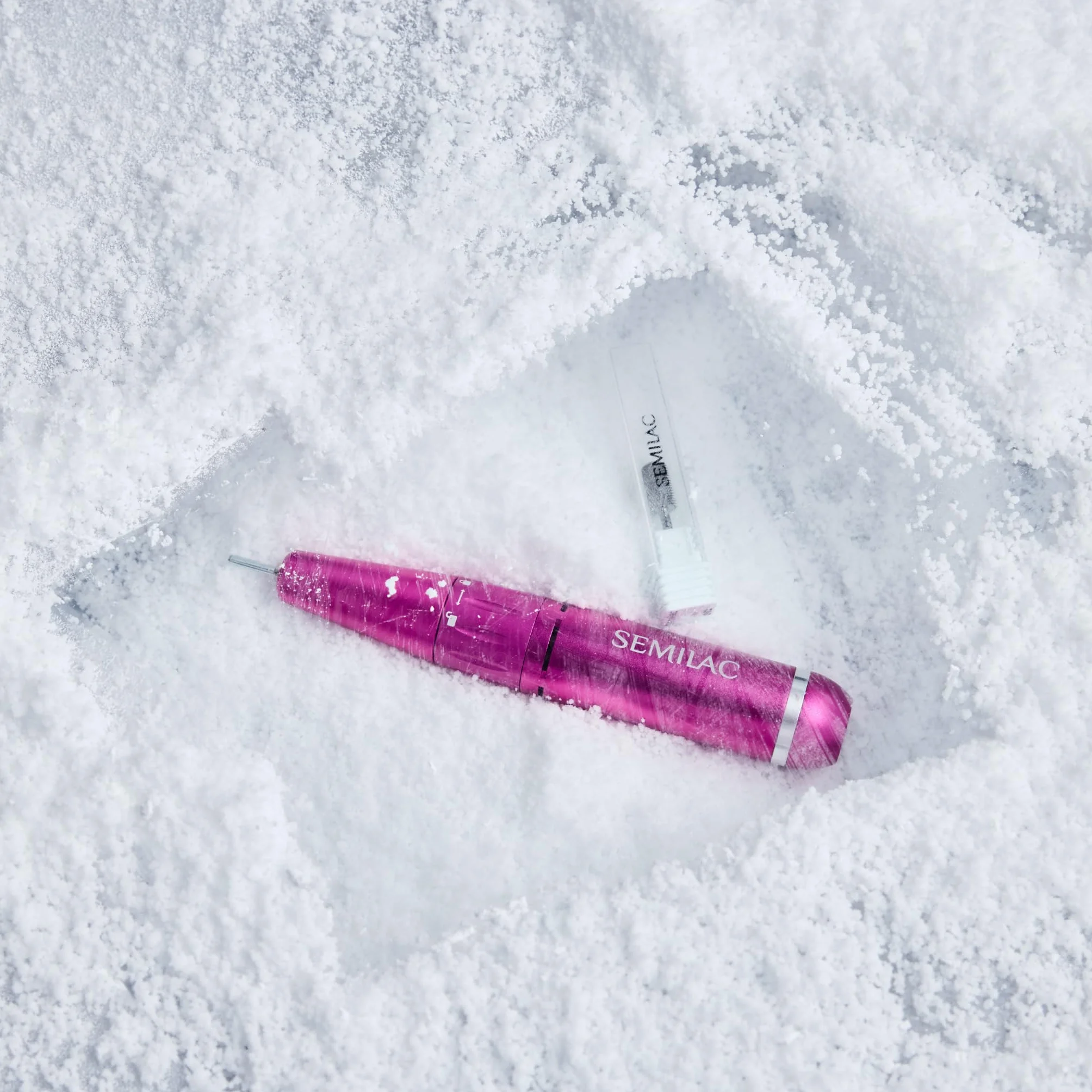 Semilac Manicure zestaw do usuwania paznokci – Mini Pen frezarka do paznokci + cylindryczna nasadka frezu 001