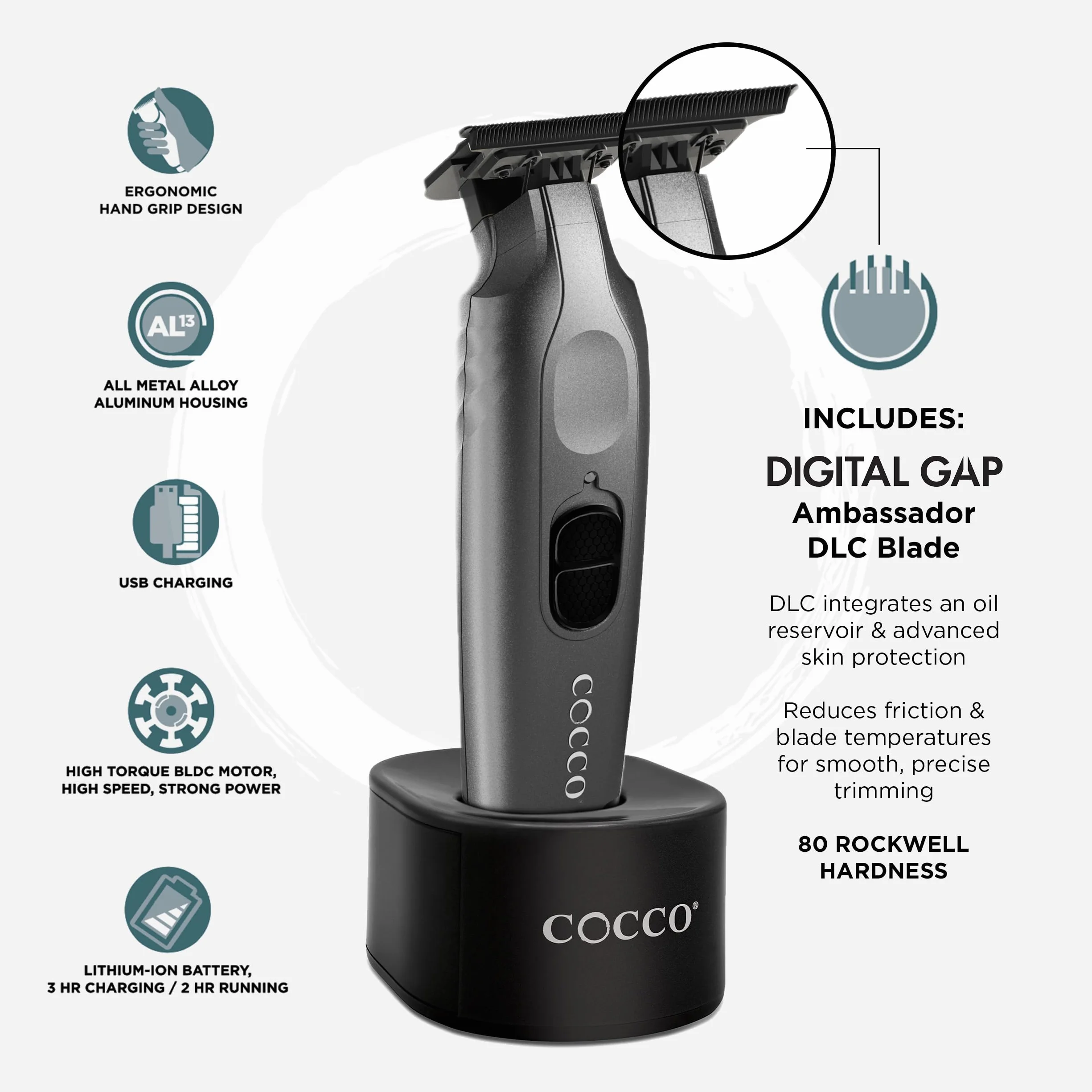 Cocco Veloce Pro Trimmer Grey trymer do wykańczania