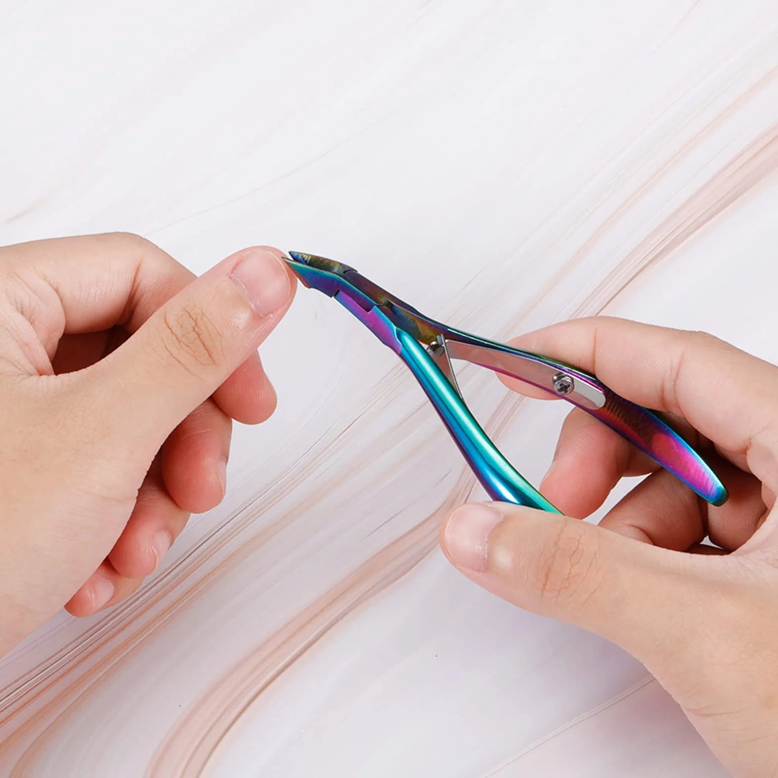 Szczypce do skórek ze stali nierdzewnej obcinacz nożyczki do paznokci pedicure manicure