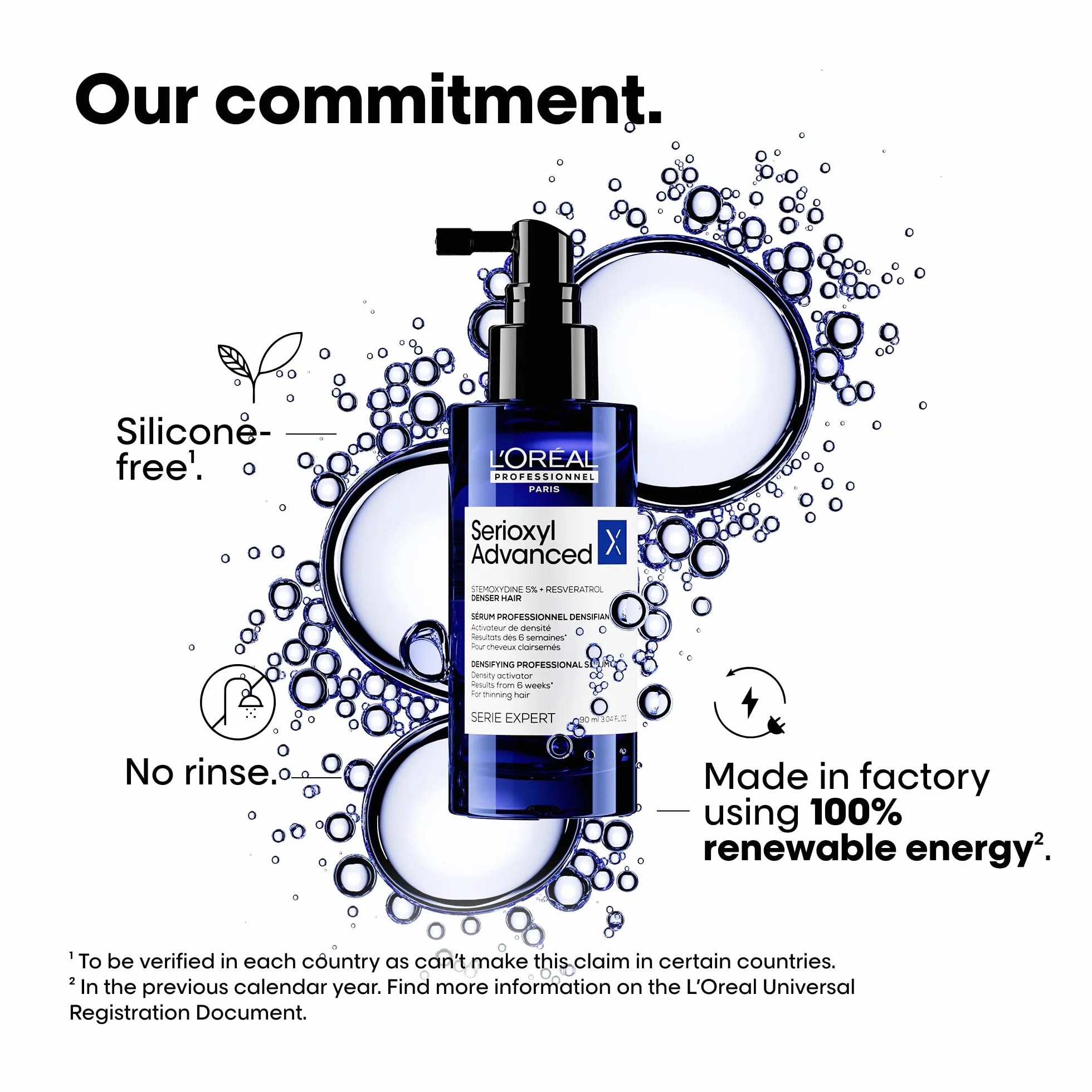 L'OREAL PROFESSIONNEL SERIOXYL ADVANCED Profesjonalne serum zagęszczające do włosów przerzedzonych 90ml