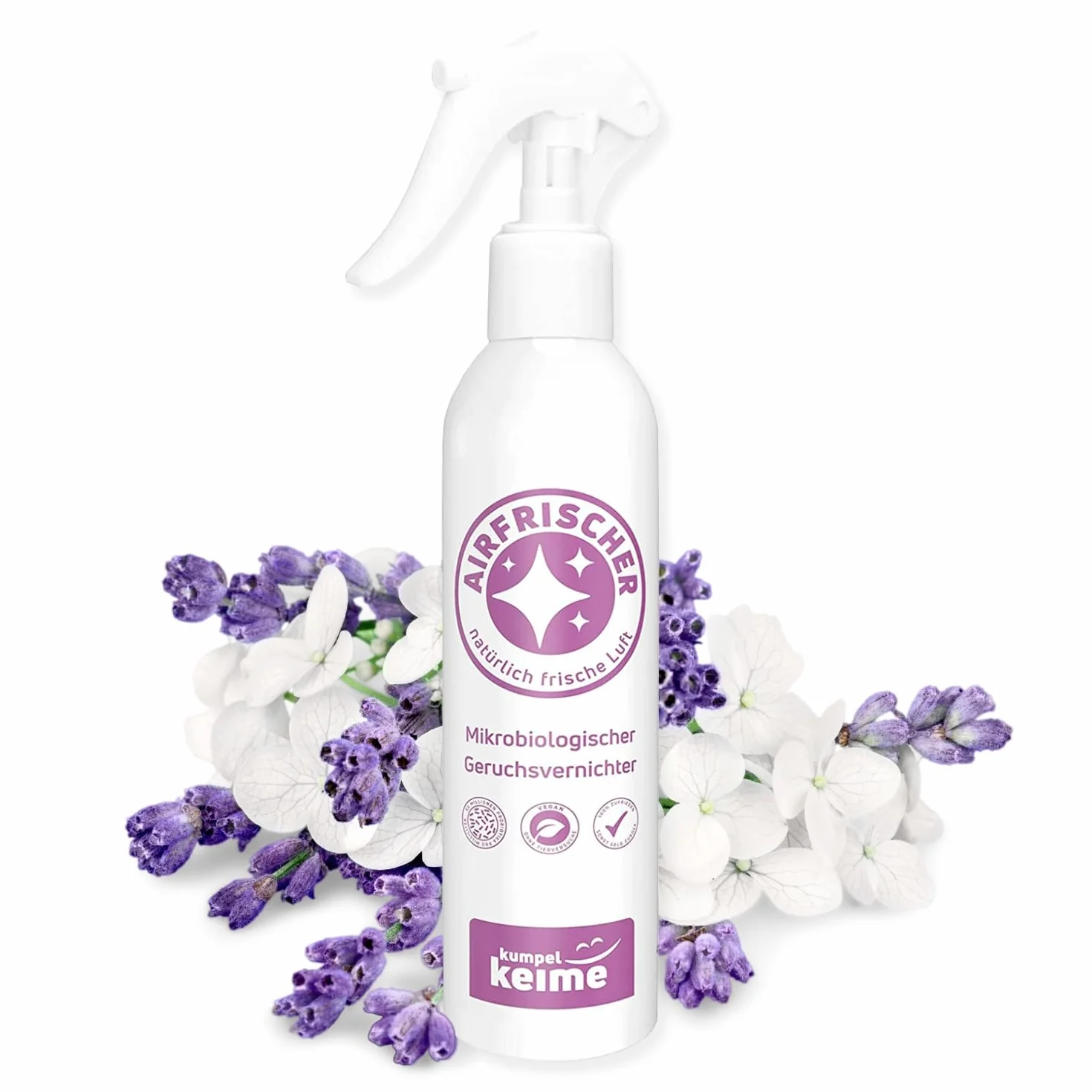 Airfrischer - spray do pomieszczeń mikrobiologicznych - odświeżacz powietrza o zapachu lawendy