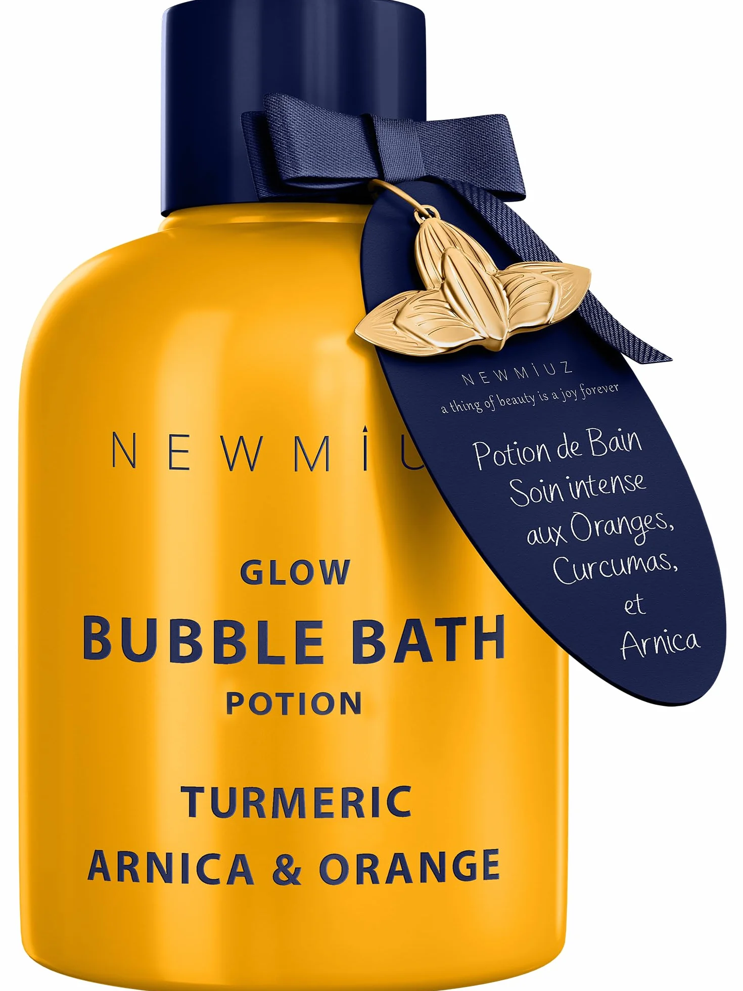 Nutritious Bubble Bath - Turmeric Orange Arnica Essential Oil - Skin Healing Moisturizing Relaxing Stress Relief Spa Gift
