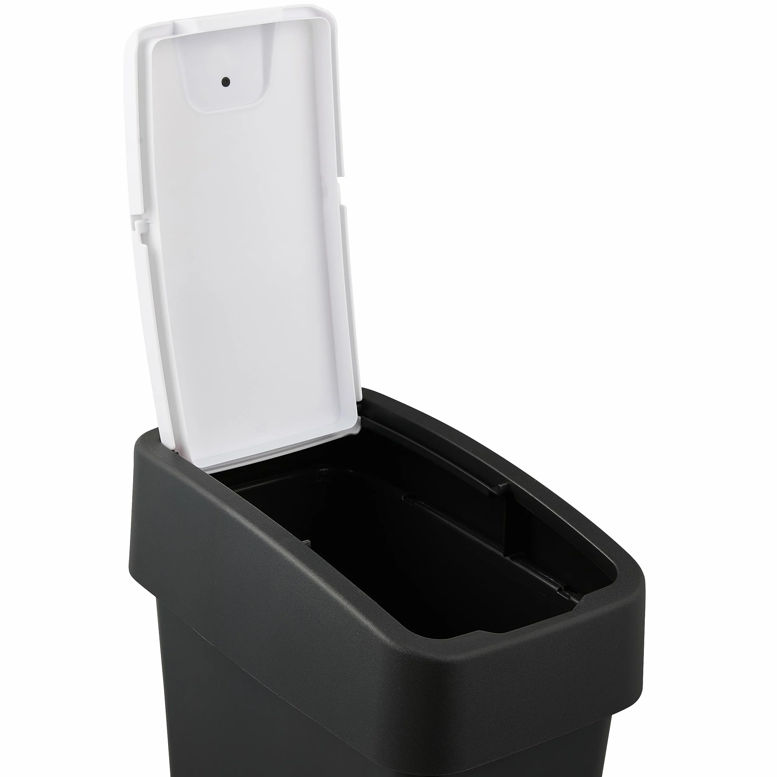 Kosz na śmieci keeeper premium z naciskaną pokrywą, Soft Touch, 10 l, Magne, Grafitowo-szary