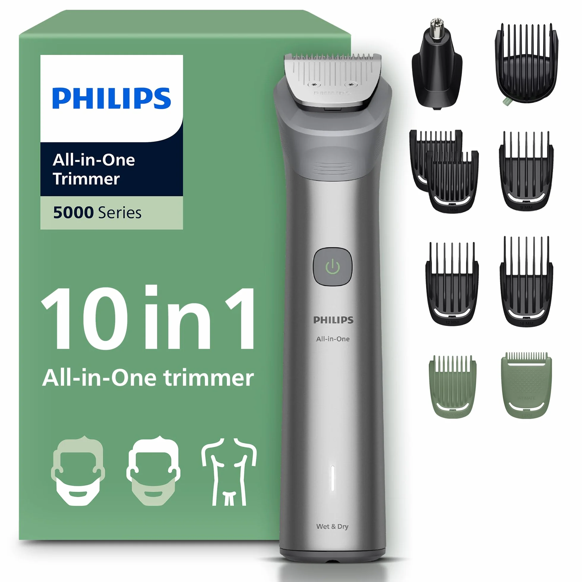 Philips Multigroom All-in-One 5000 Serii Trymer 10w1 MG5918/15