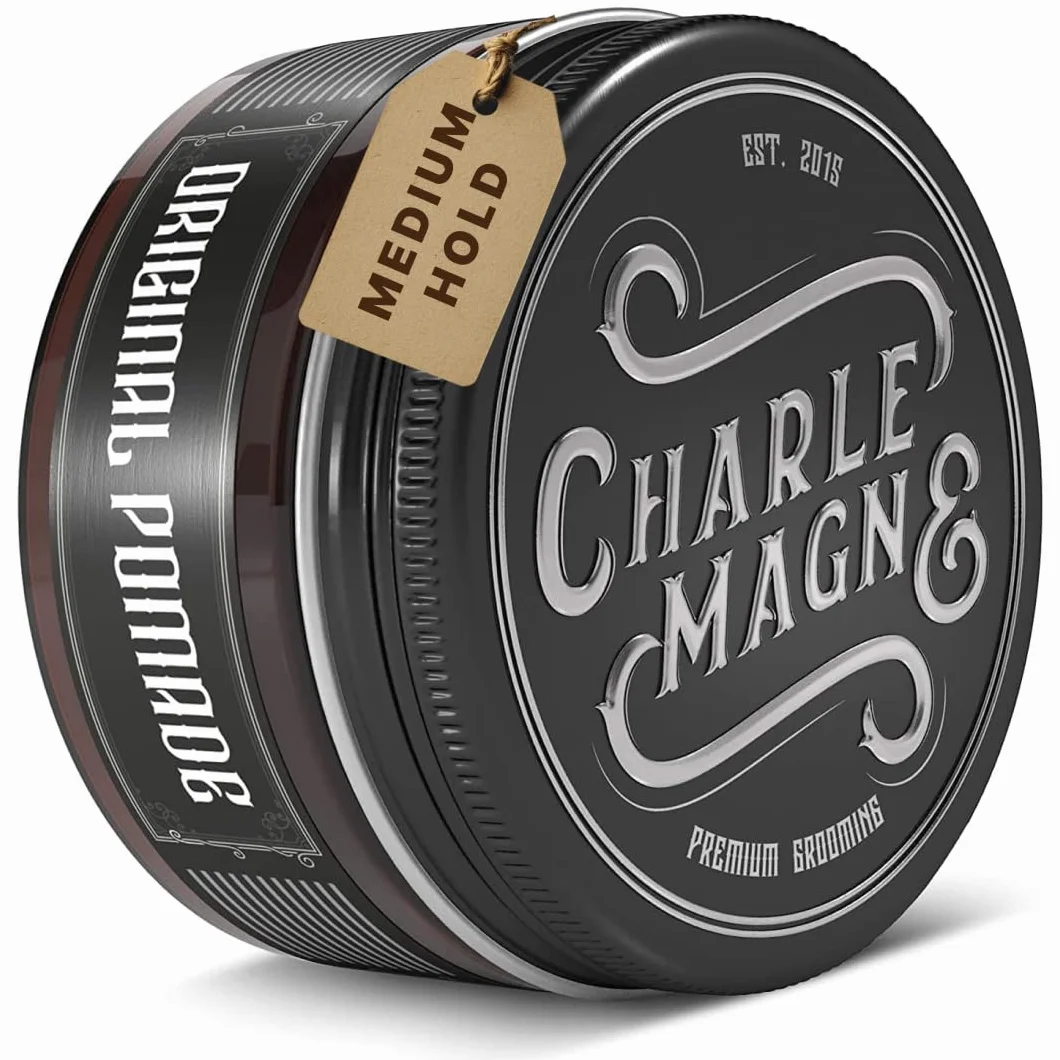 Pomada na bazie wody Charlemagne - idealny mocny uchwyt Pomada fryzjerska - Pielęgnacja włosów dla mężczyzn - 100 ml – Barbershop Hair Wax – pomada do włosów mocna - wosk do włosów dla mężczyzn