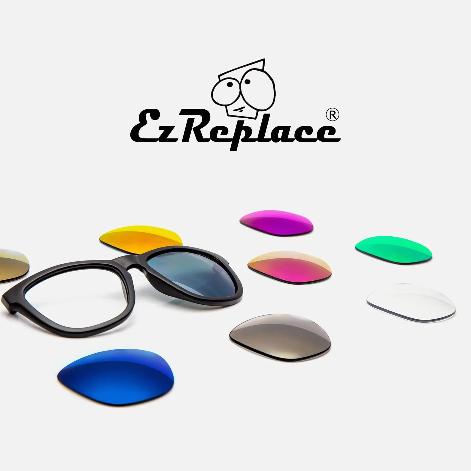 EZReplace Zamiennik soczewek do okularów przeciwsłonecznych Oakley Frogskin OO9013 (soczewki polaryzacyjne)