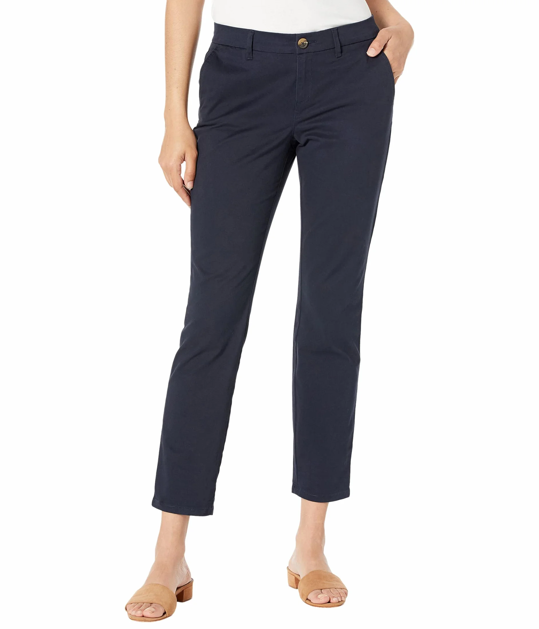 Tommy Hilfiger Hampton Chino Stripe Pants - Spodnie Kobiety