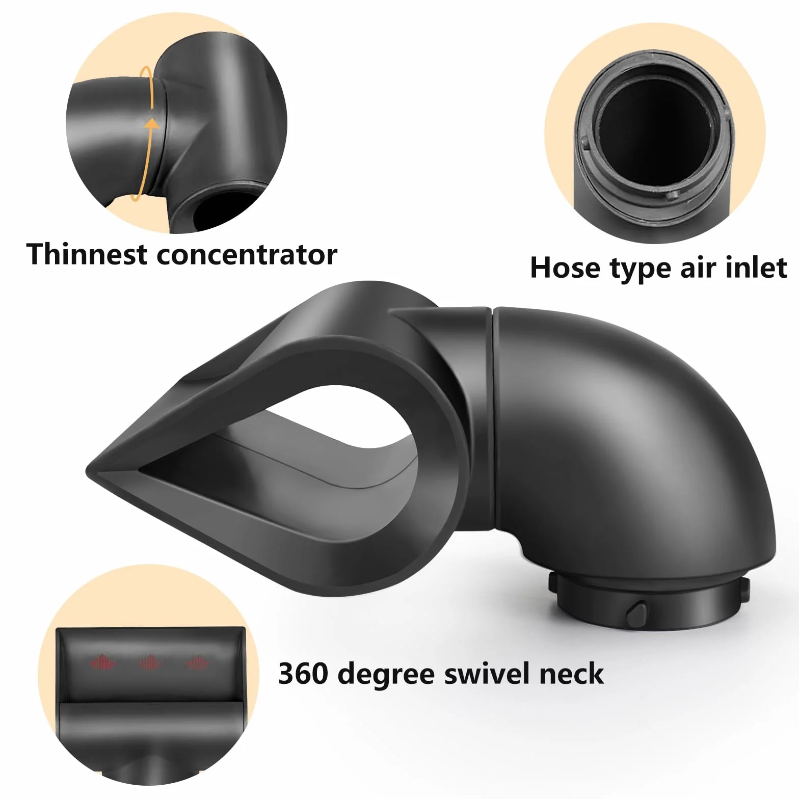 Precyzyjna dysza do stylizacji Dyson Airwrap HS01/HS05, koncentrator Blade Styling Concentrator, nakładka do stylizacji i suszenia