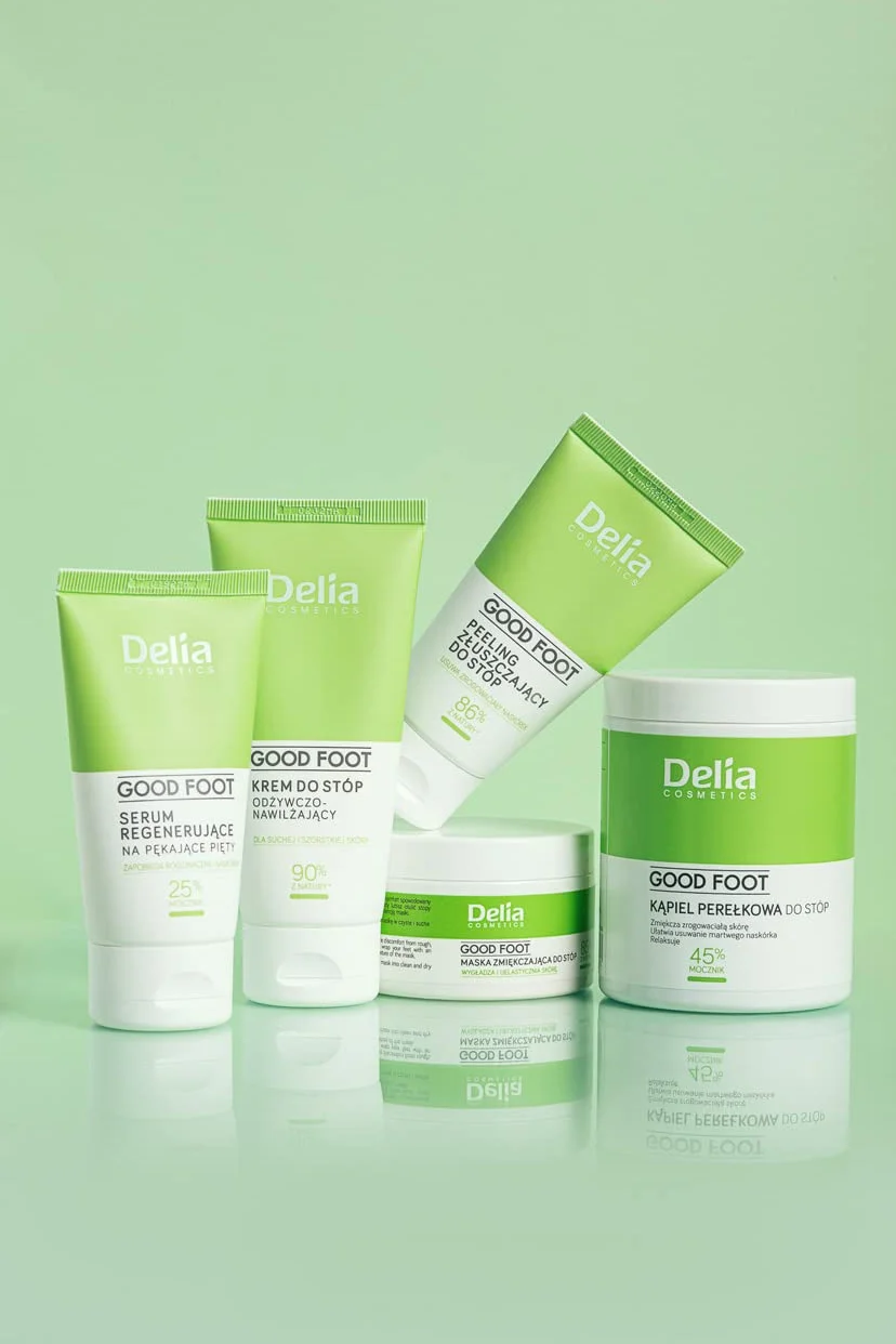 Delia Cosmetics – Good Foot – Kąpiel Perełkowa do Stóp –Pielęgnuje i Wygładza - Relaksuje i Usuwa Martwy Naskórek – Sucha i Szorstka Skóra – 250g