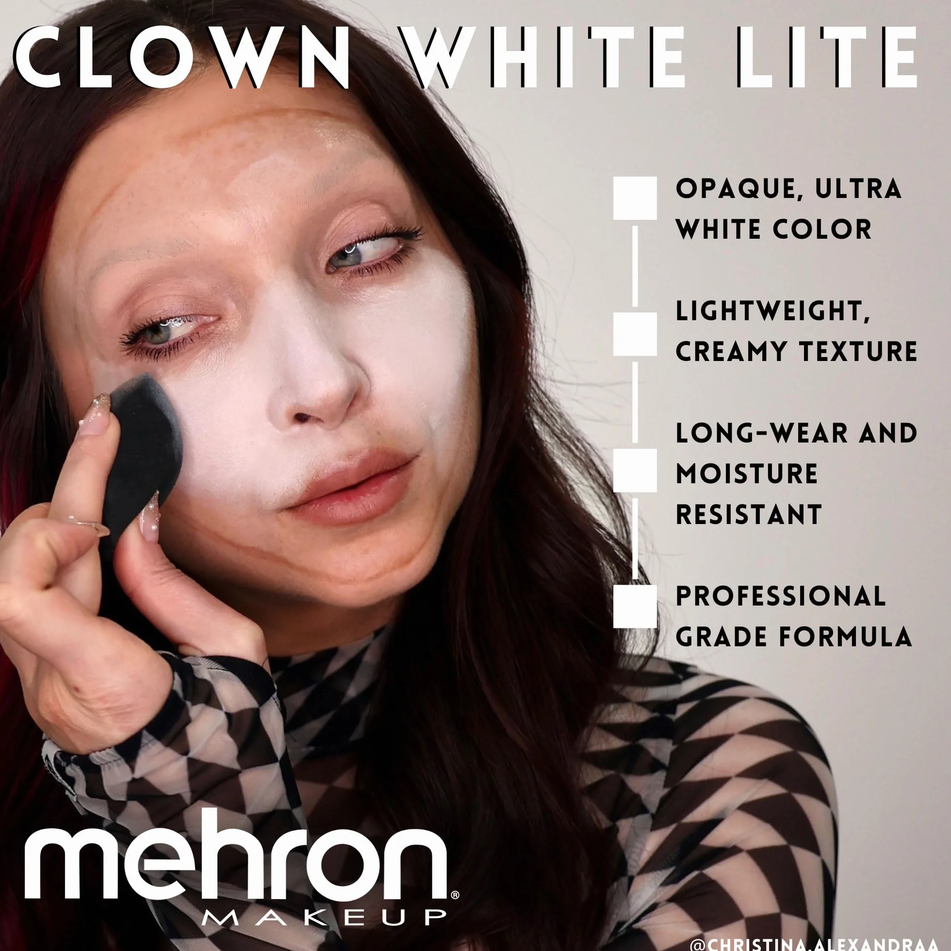 Mehron Makeup Clown White Lite 56 g