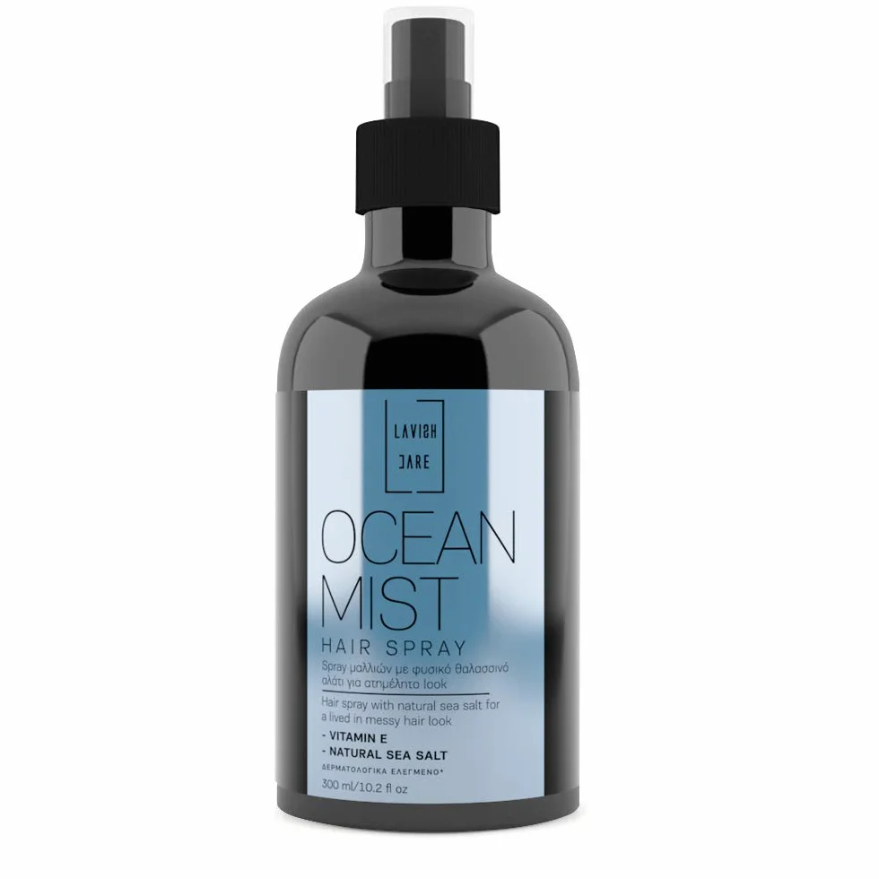 Lavish pielęgnacja włosów Ocean Mist Sea Salt Spray dla mężczyzn i kobiet – spray do włosów ze słoną wodą do włosów Texture Beach Waves z witaminą E – objętość sprayu do wilgotnych i suchych włosów