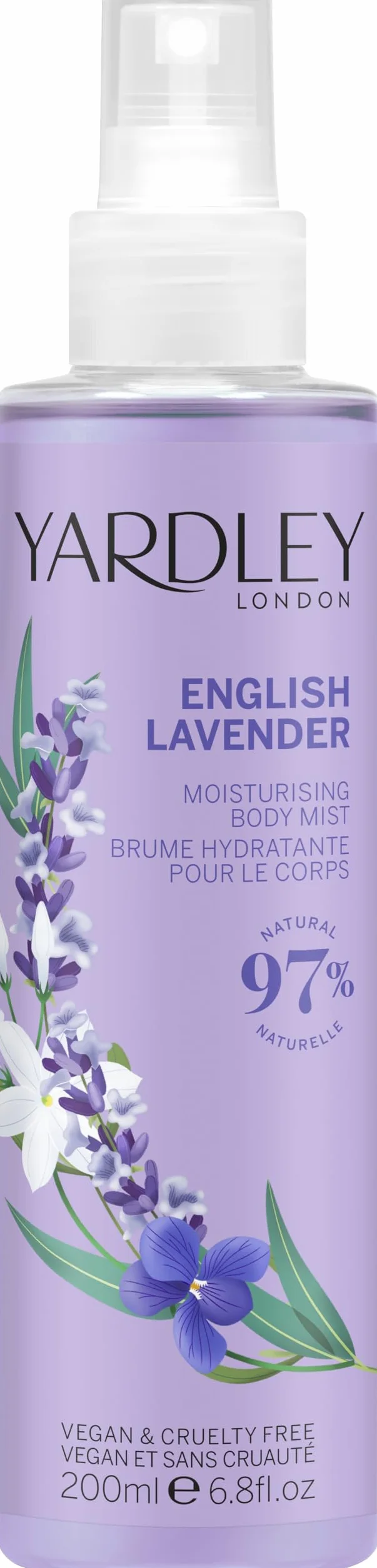 Yardley London English Lavender Body Mist 200 ml