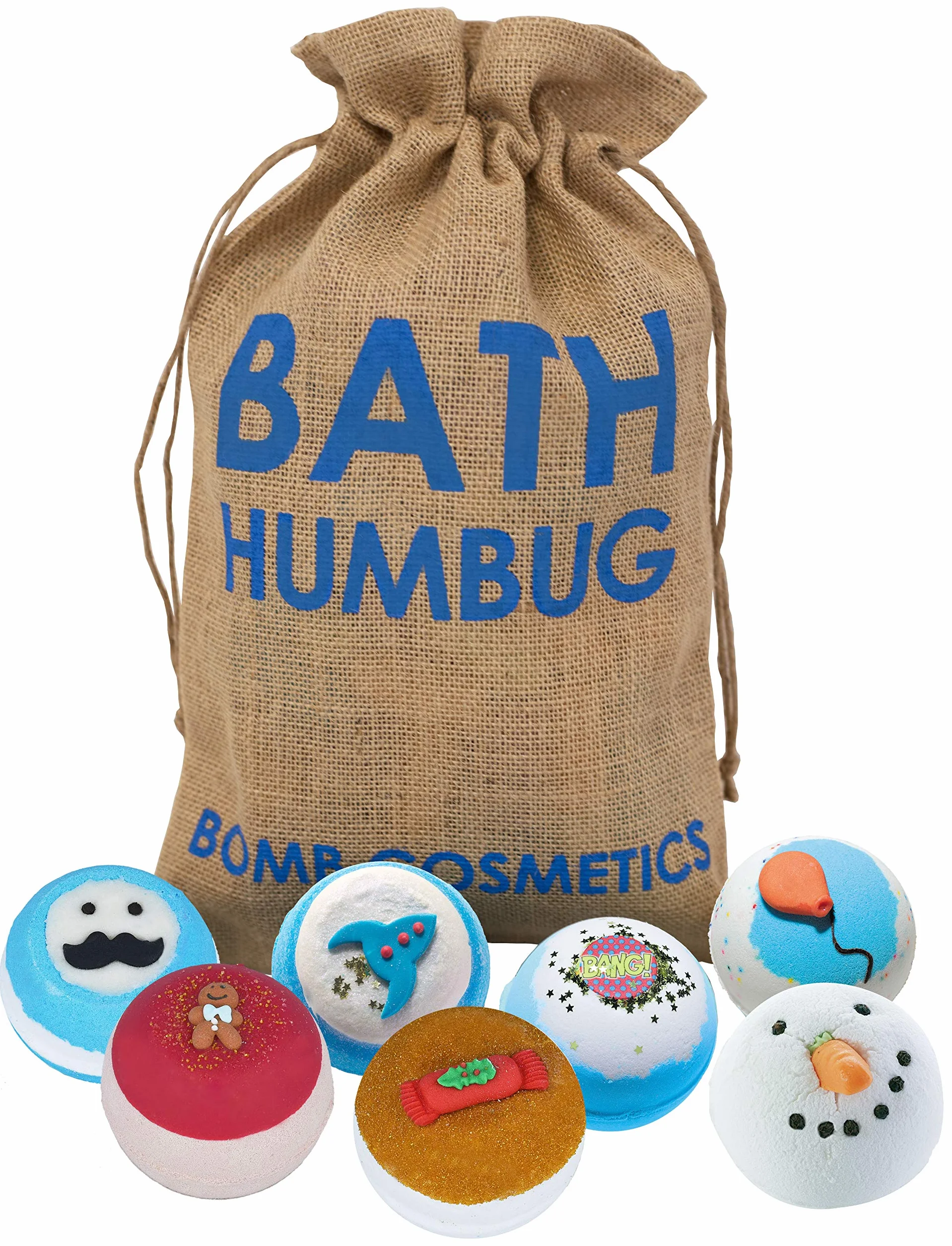 Bomb Cosmetics Bath Humbug ręcznie wykonany Bath Blaster Bomb opakowanie prezentowe 1120 g