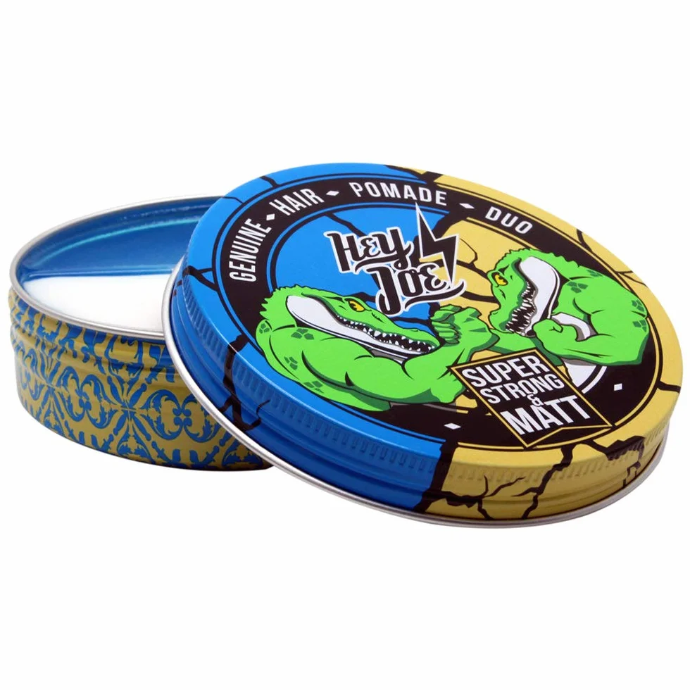 HEY JOE! - Oryginalne włosy Pomade Duo | Łączy żel z super mocnym utrwaleniem i matowym żelem - Opakowanie 100 ml