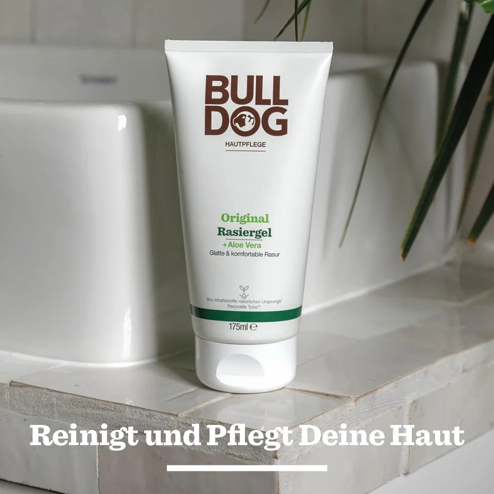 Bulldog Oryginalny żel do golenia dla mężczyzn, 175 ml