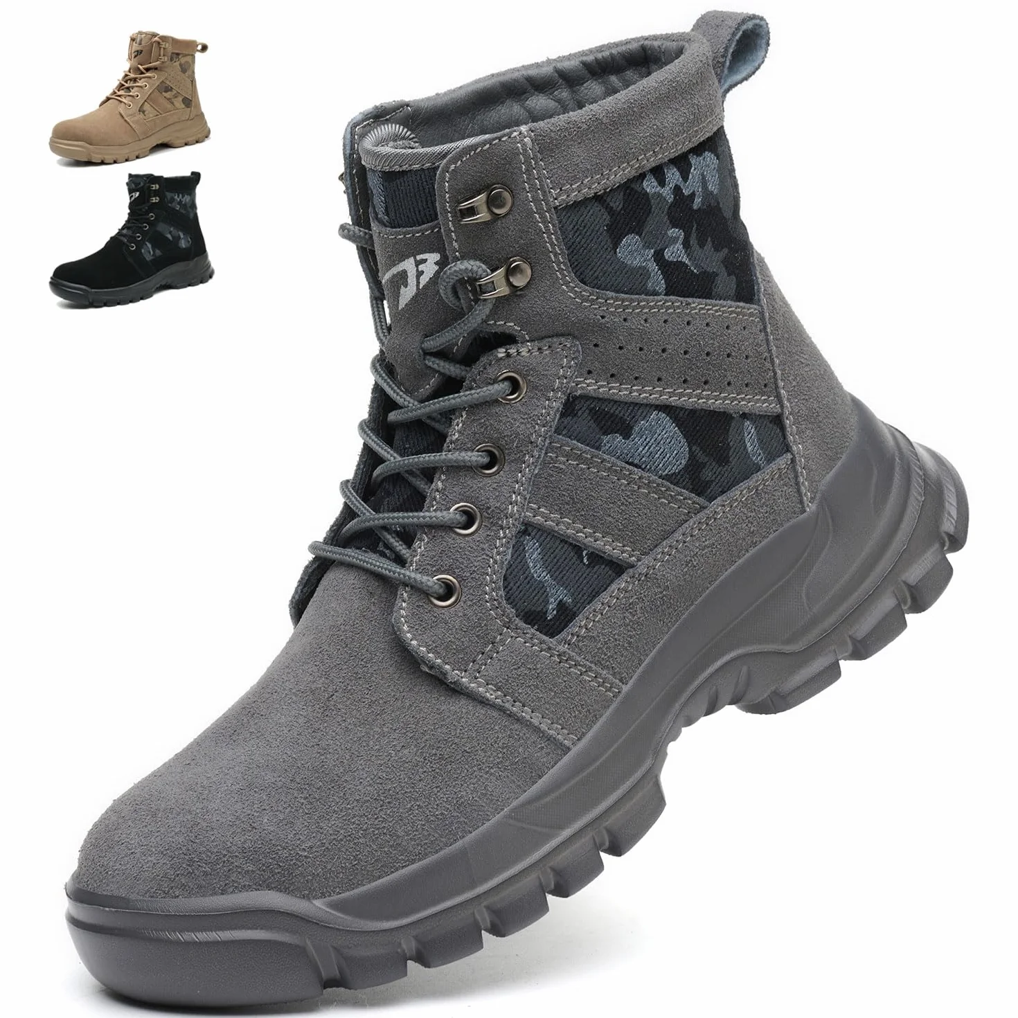 Buty robocze, męskie, damskie, lekkie buty ochronne, wysokie, sportowe, wygodne, ze stalowymi nakładkami