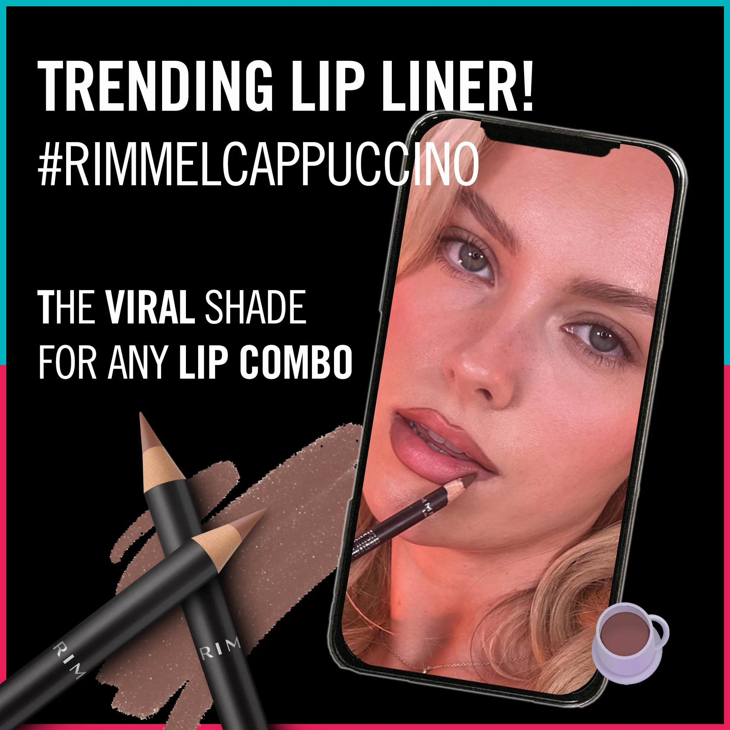 Rimmel London Lasting Finish Konturówka do Ust, 725 Tiramisu, 4 g