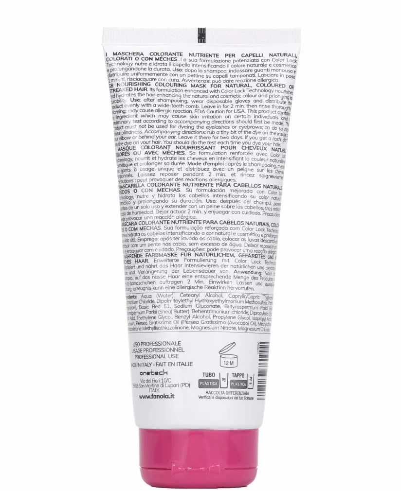 Maska kolorów Fanola Red 200 ml