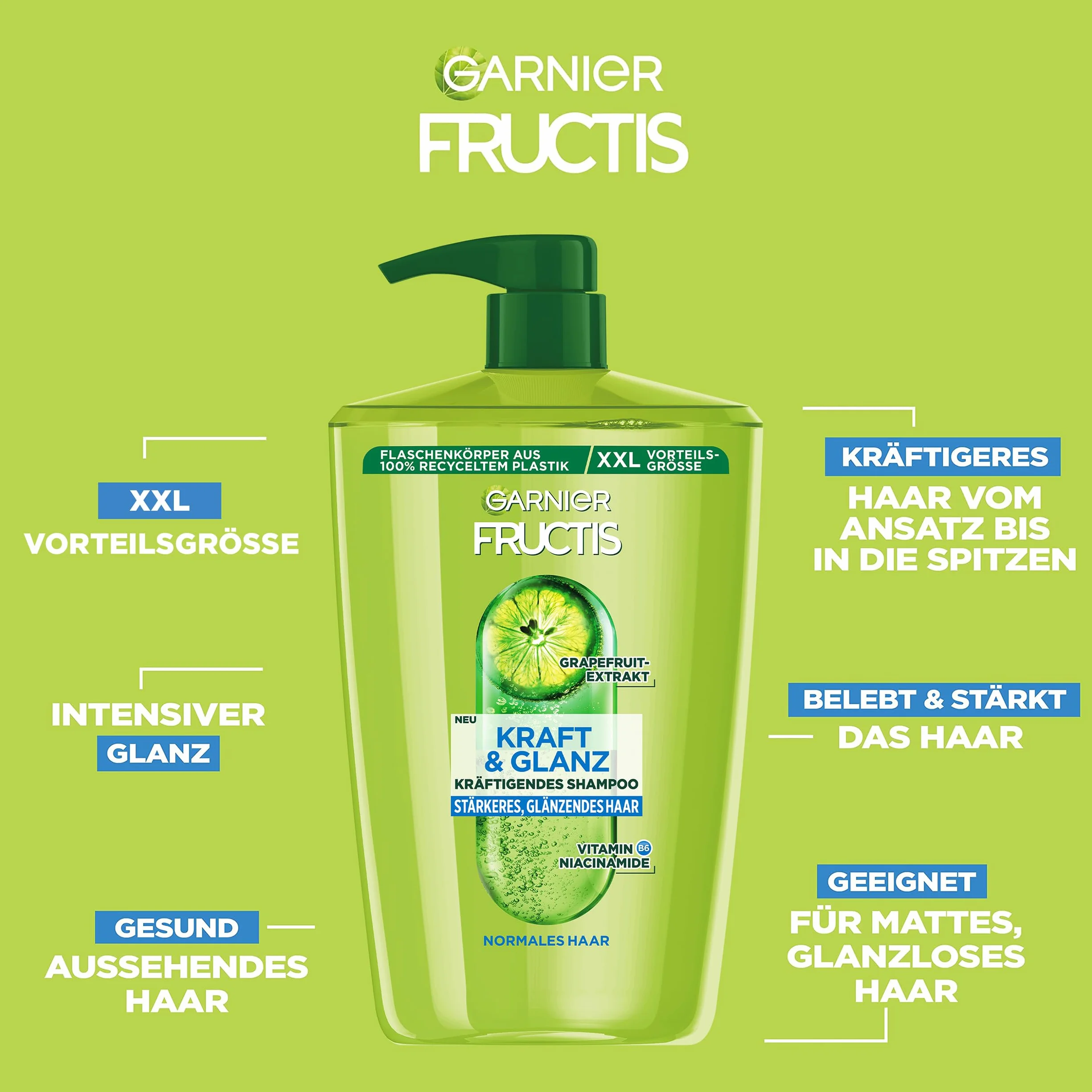 Garnier Fructis szampon wzmacniający i połysk 1000 ml