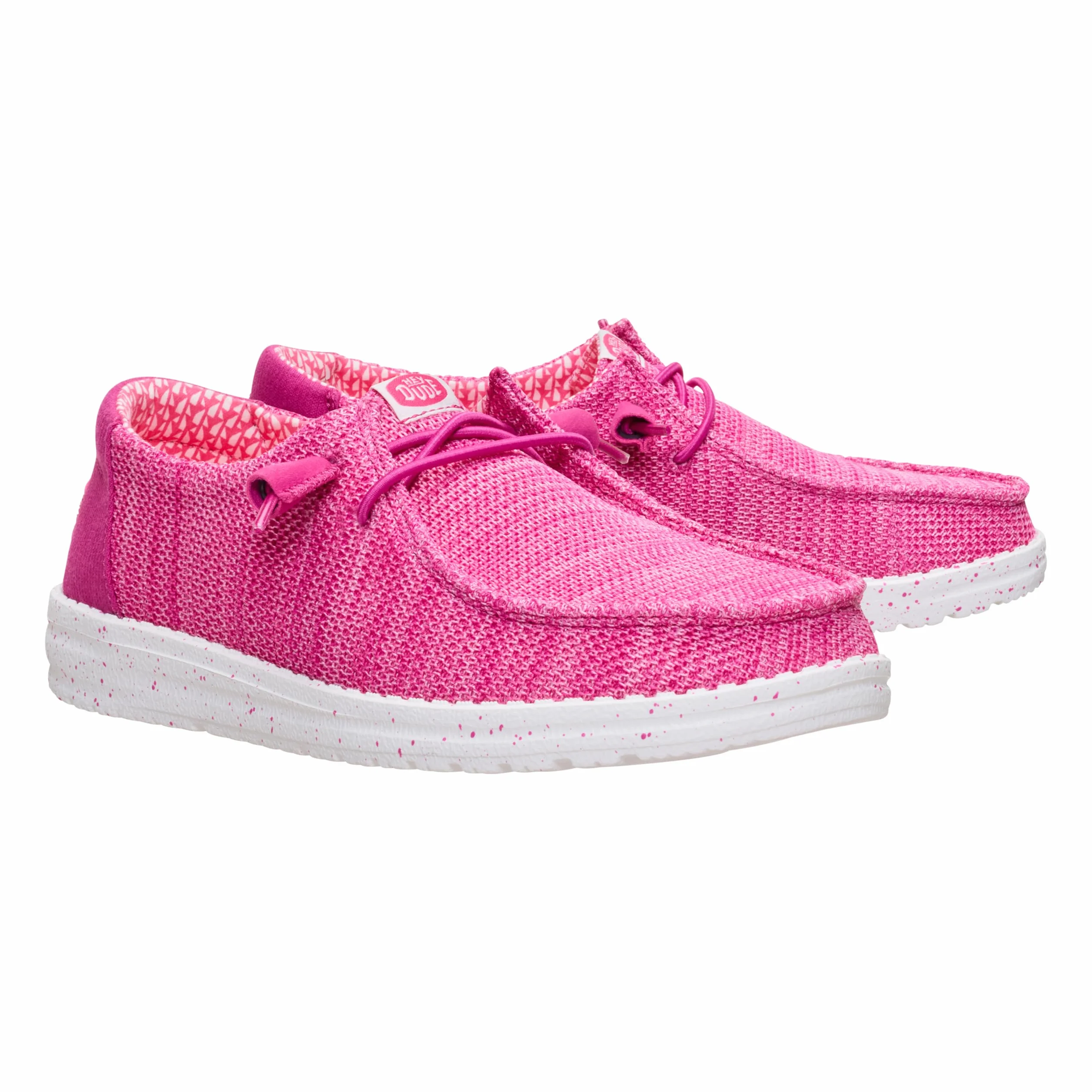 HEYDUDE - Damskie Wendy Stretch Sox - Casualowe płaskie buty wsuwane - styl mokasynów, Różowy - 39