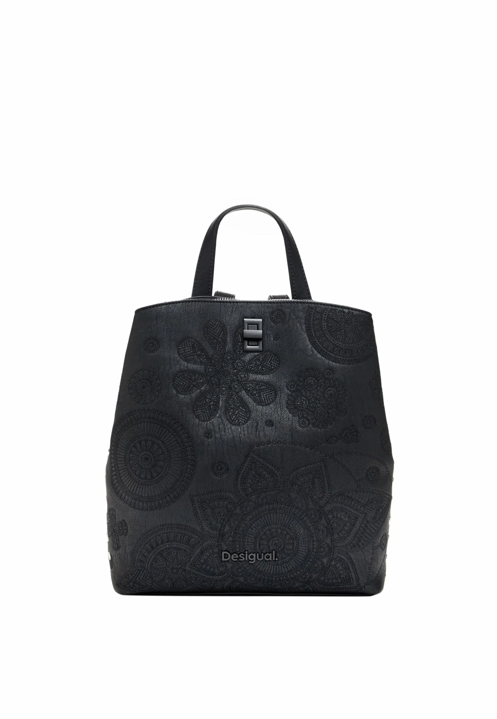 Desigual Women's Accessories PU plecak mini, czarny, jeden rozmiar