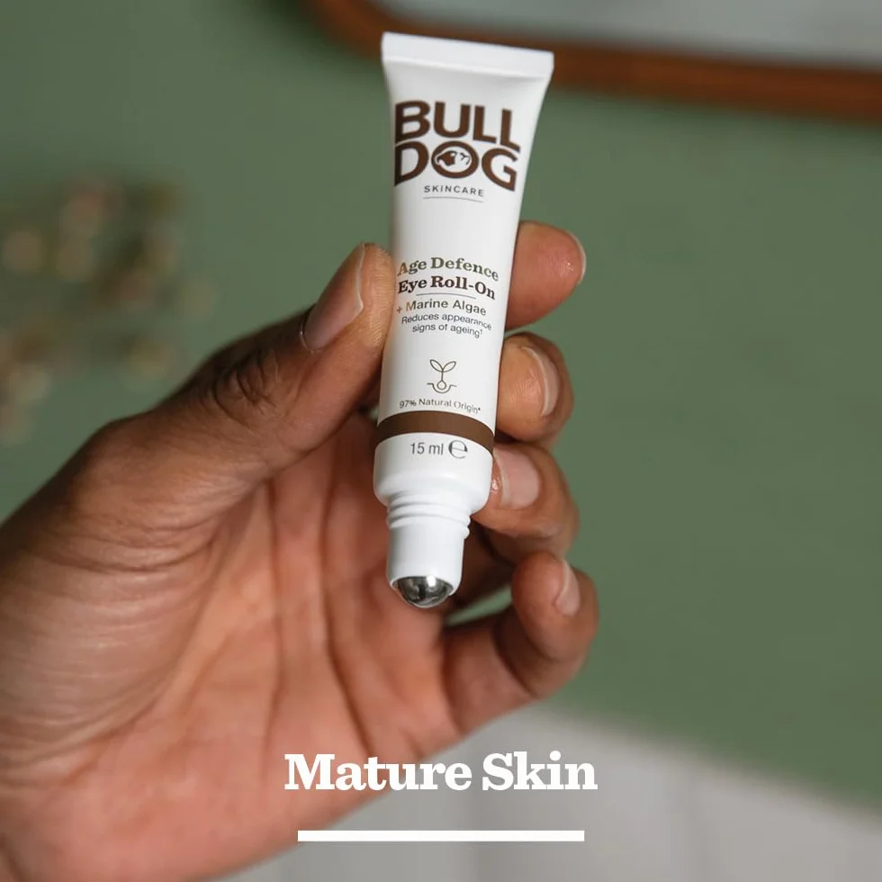Bulldog Skincare Roll-On de Ojos Antiedad Age Defense para Hombre - 15 ml