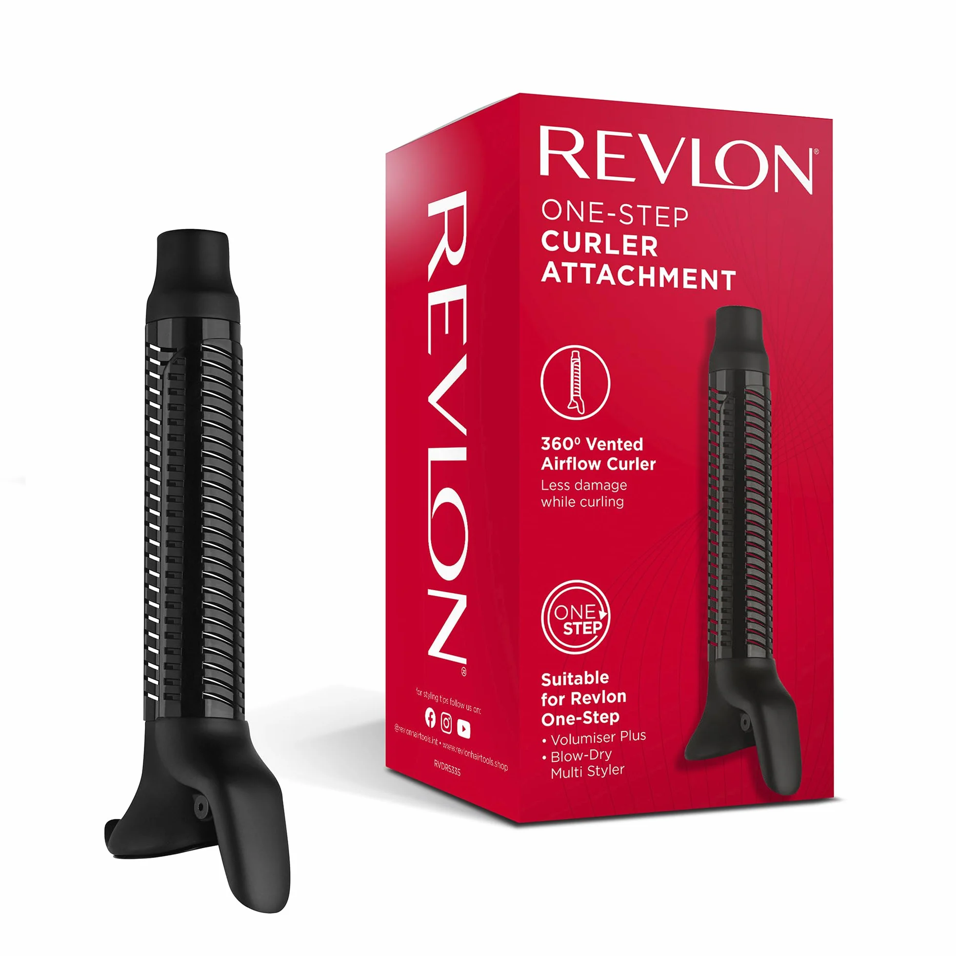 Revlon One-Step 360° wentylowane mocowanie głowicy lokówki