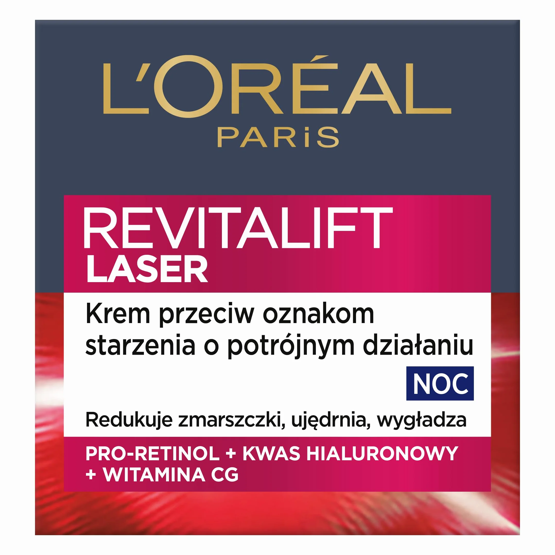 L'Oréal Paris Revitalift Laser X3 Krem-Maska Anti-Age na noc Terapia Regenerująca